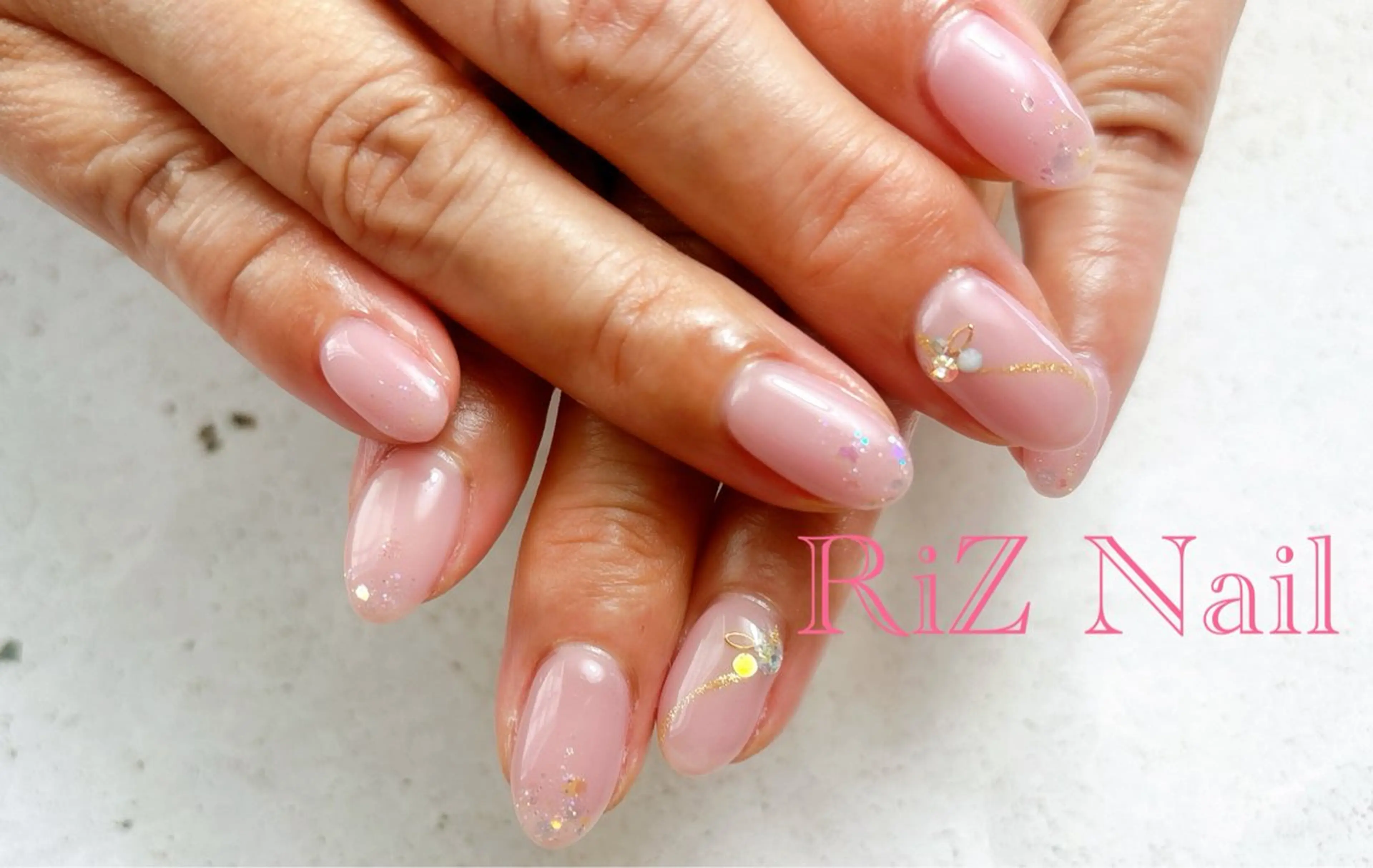ネイル オフィスネイル シンプルネイル ハンドネイル RiZ nail salonのネイルデザイン