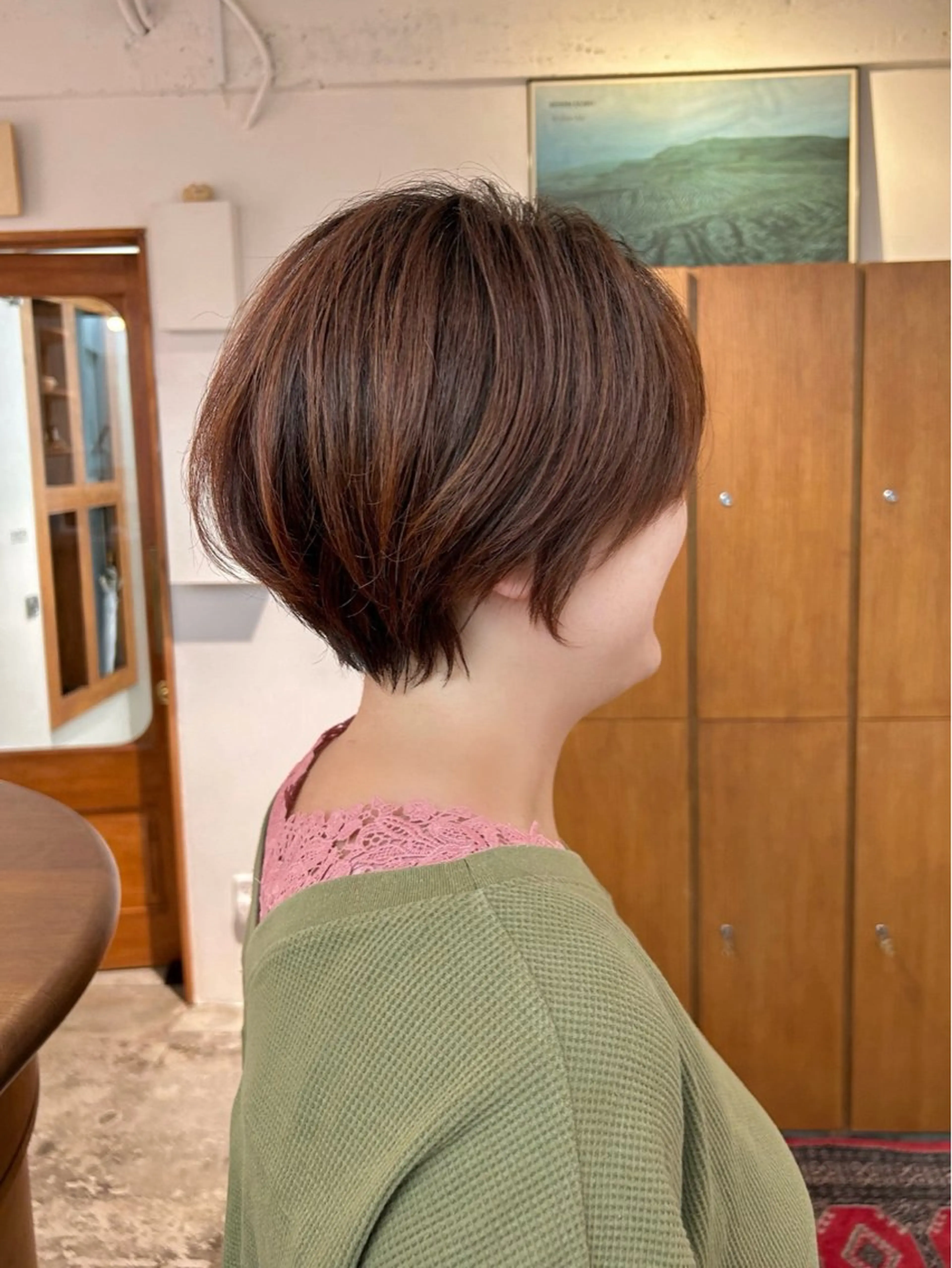 ショート ENIEN MAKE'S 立川所属・綾/ベージュカラー /パーマ🩰のヘアスタイル