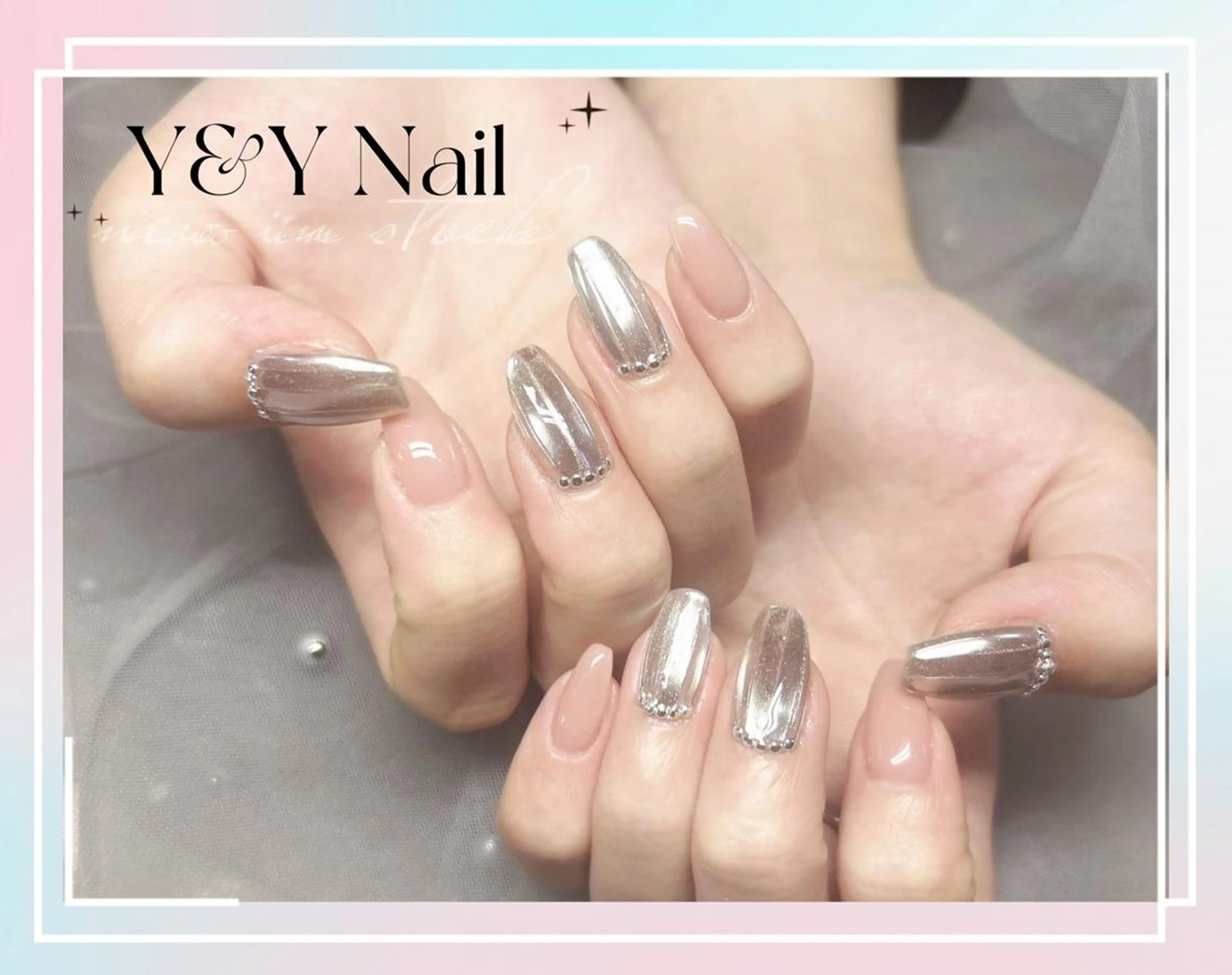 ミディアム ハンドネイル ハンドケア Y&Y Nail Salonのネイルデザイン