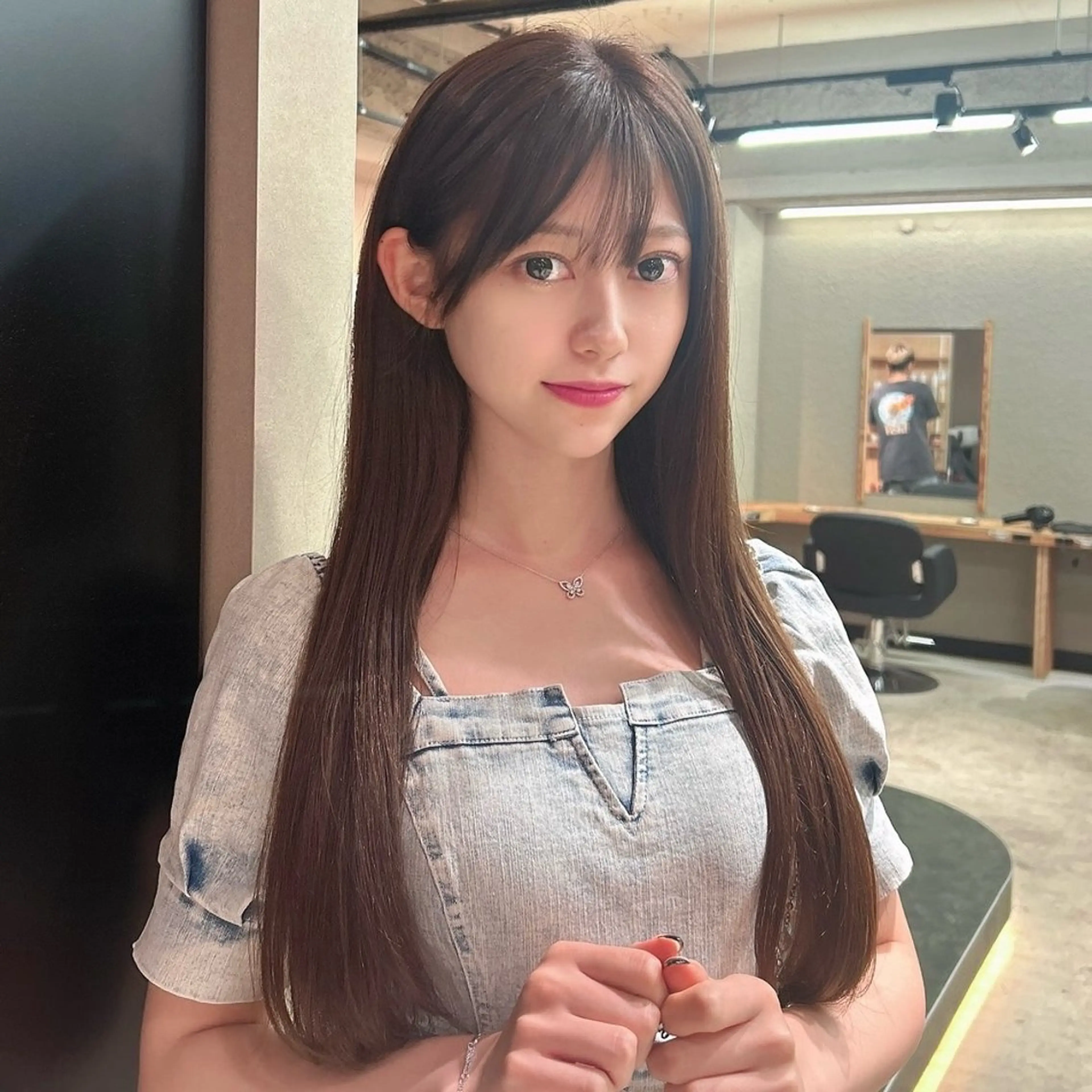 前髪、顔周りの癖が気になる方に❣️前髪顔周り縮毛矯正＋カット＋うる艶トリートメント付き💇🏼‍♀️の写真