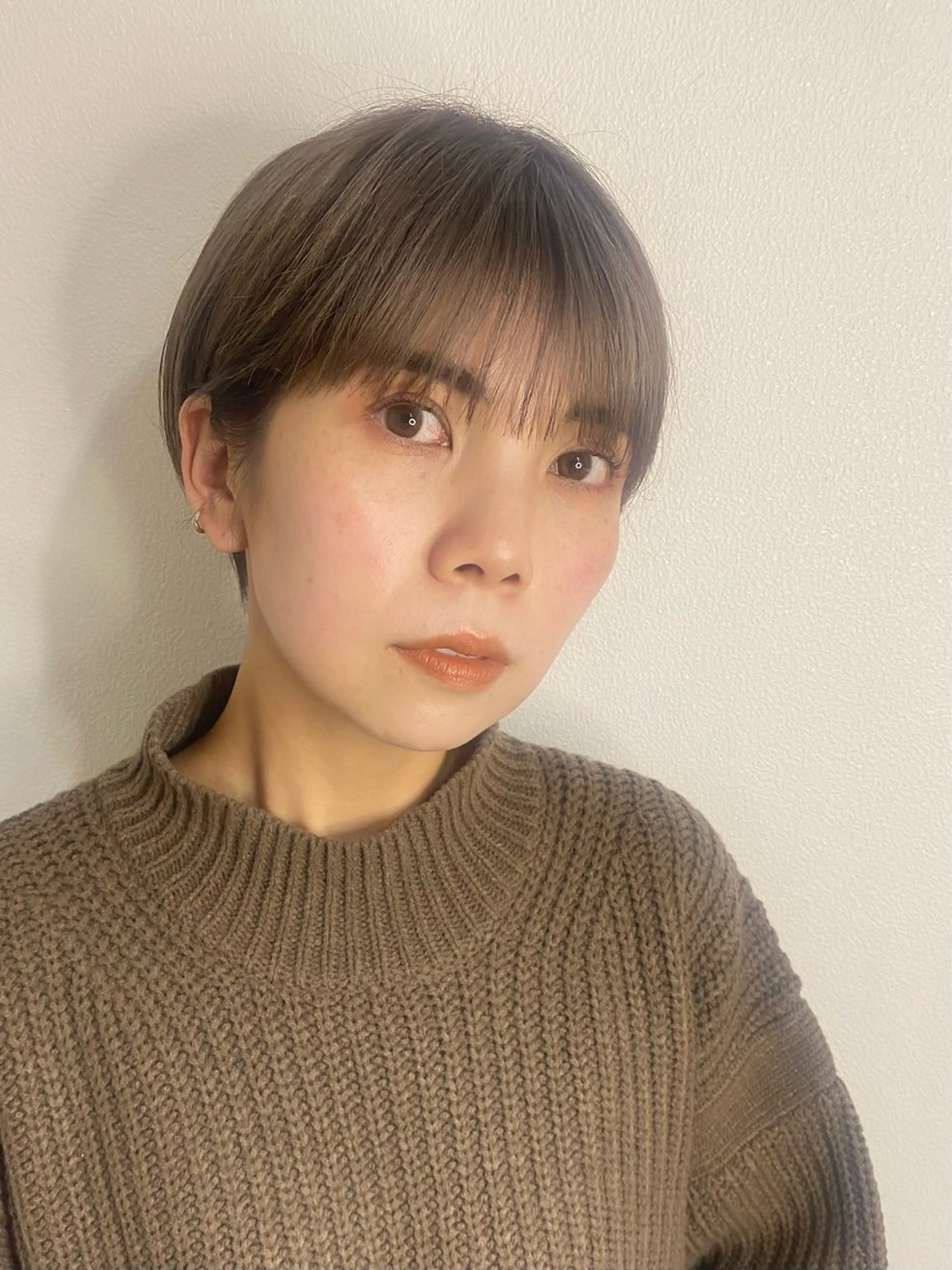 ショート カット ヘアカラー トリートメント 山本 芳喜のヘアスタイル