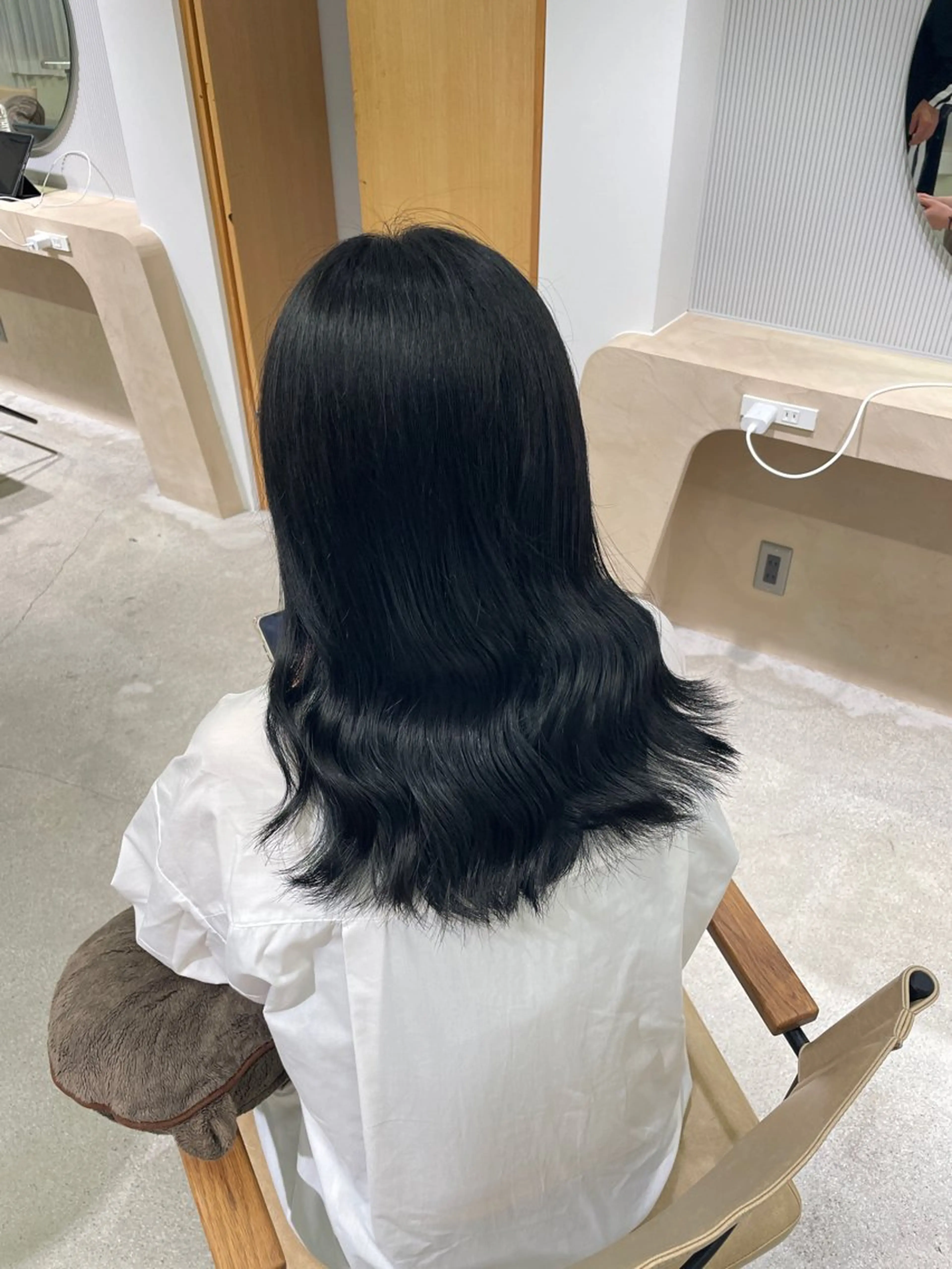 カラー ブリーチ ケアブリーチ 透明感カラー ダブルカラー イヤリングカラー ulu名古屋栄所属・落合しほ/韓国ヘア/ 髪質改善/縮毛矯正のヘアスタイル