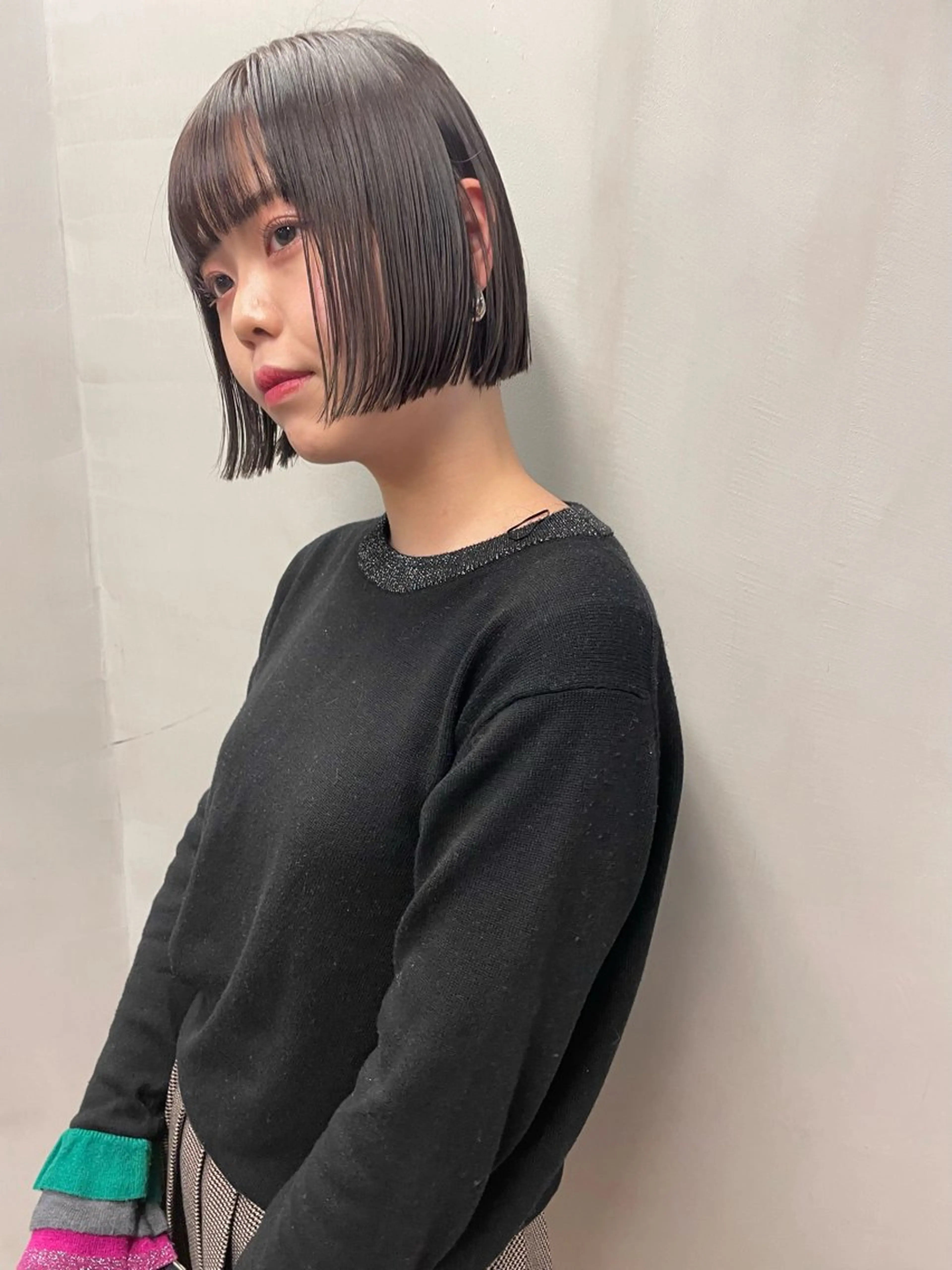 ミディアム カラー パーマ ヘアアレンジ メンズ ボブ カット ヘアカラー トリートメント tatsumi/ボブ ウルフ/レイヤーのヘアスタイル