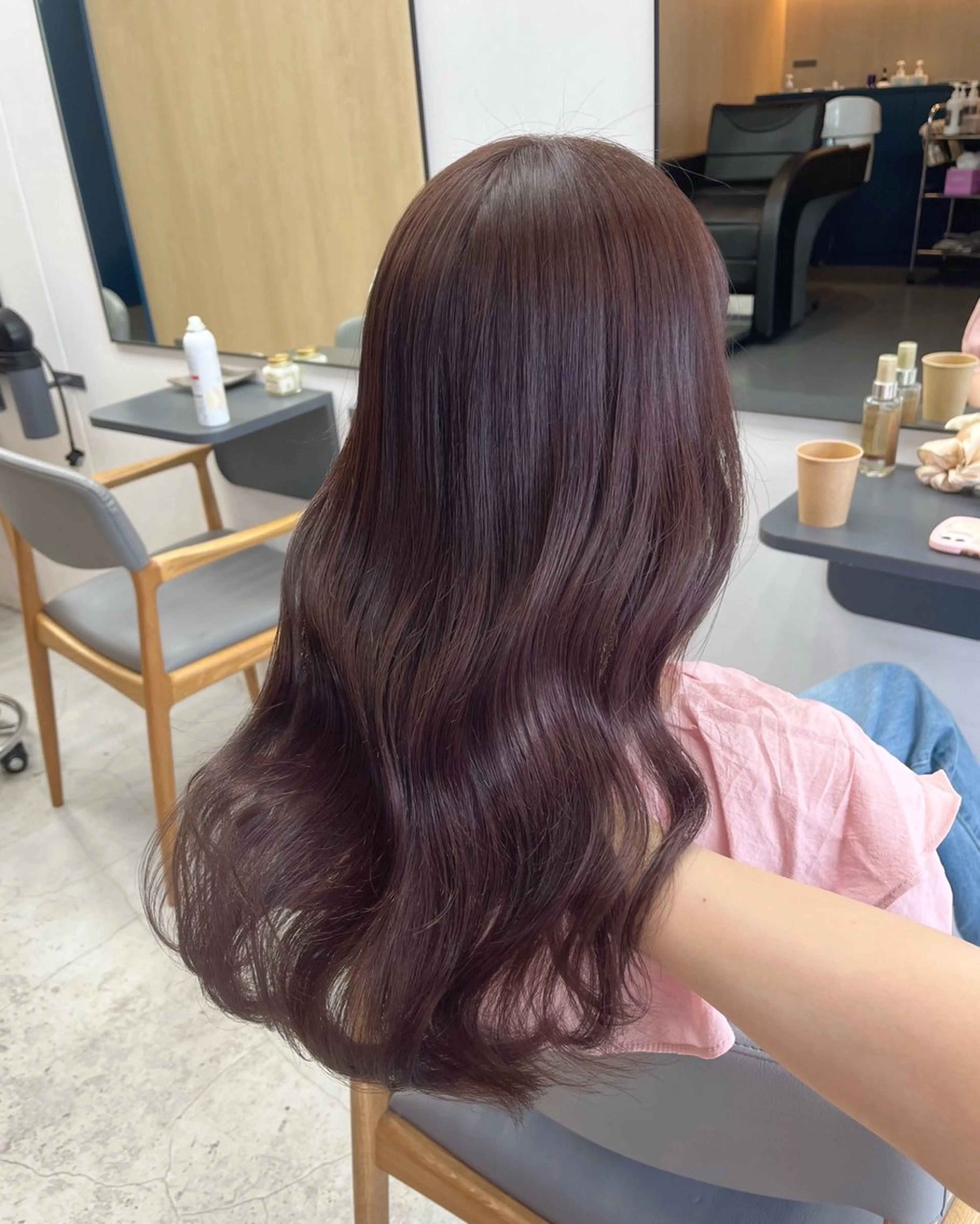ロング カラー roka所属・ayaka♡ 柔らかカラーのヘアスタイル