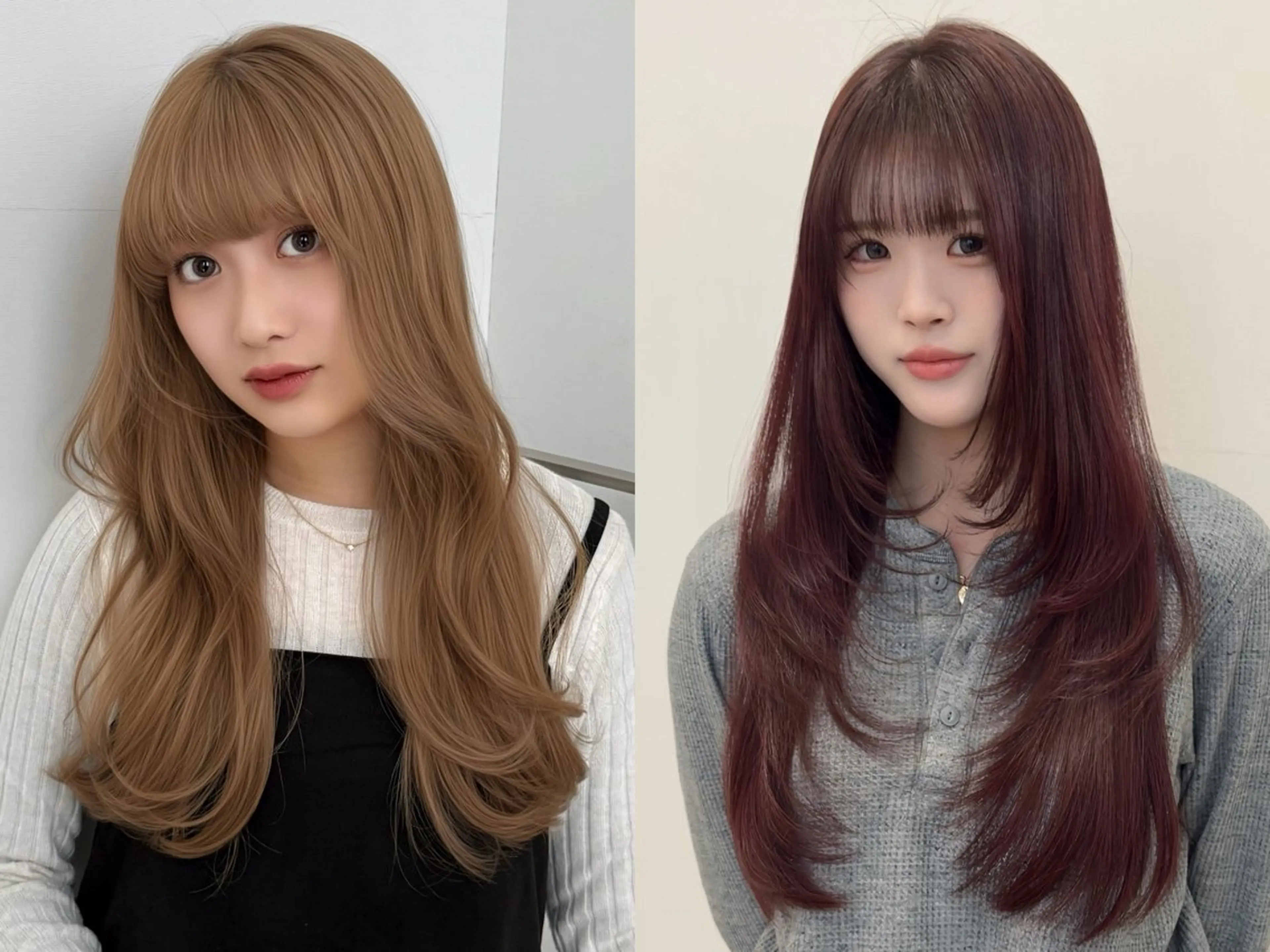 カット＋ブリーチなしダブルカラー＋トリートメントの写真
