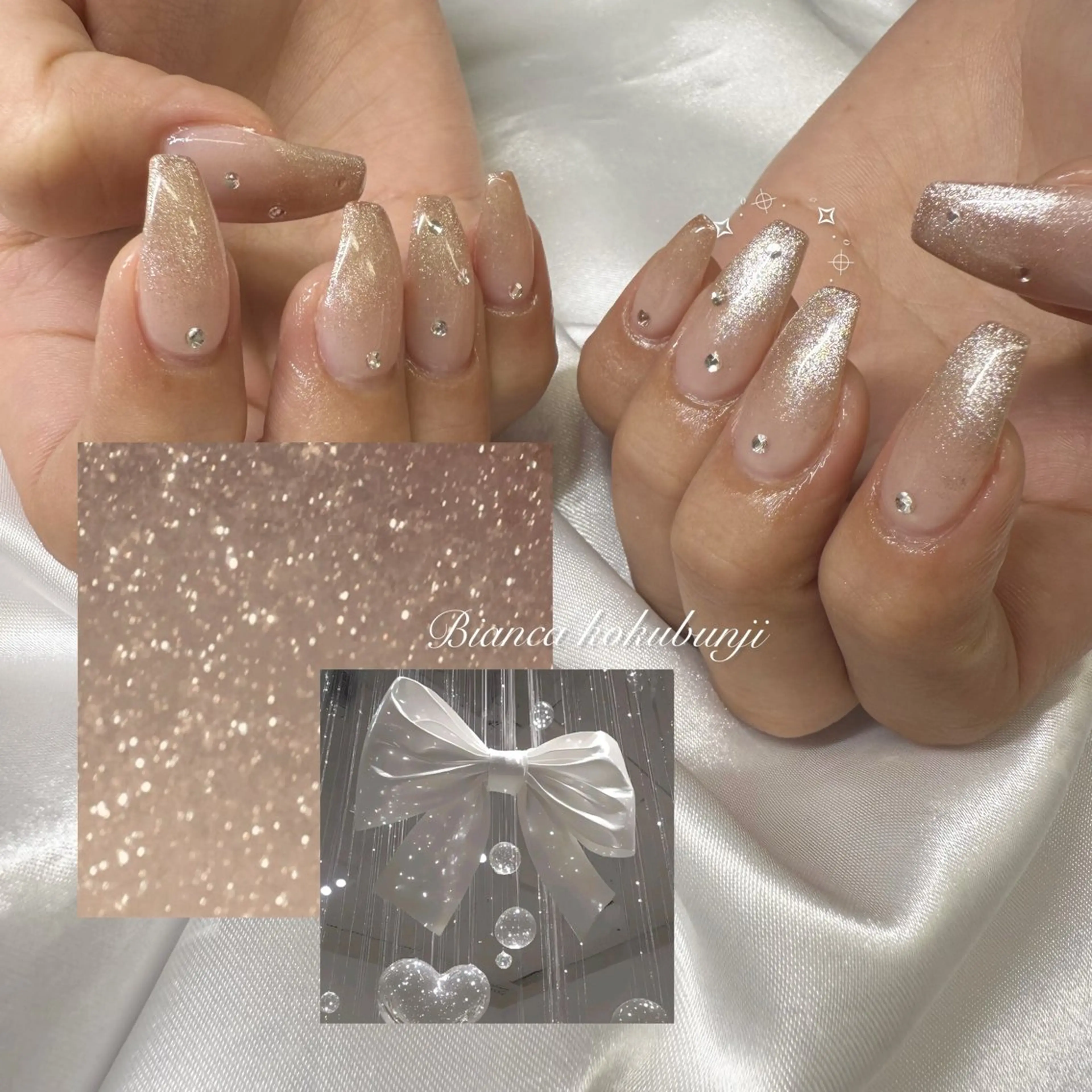 ネイル オフィスネイル ハンドネイル Bianca☁国分寺 🤍店長/黒木愛美のネイルデザイン