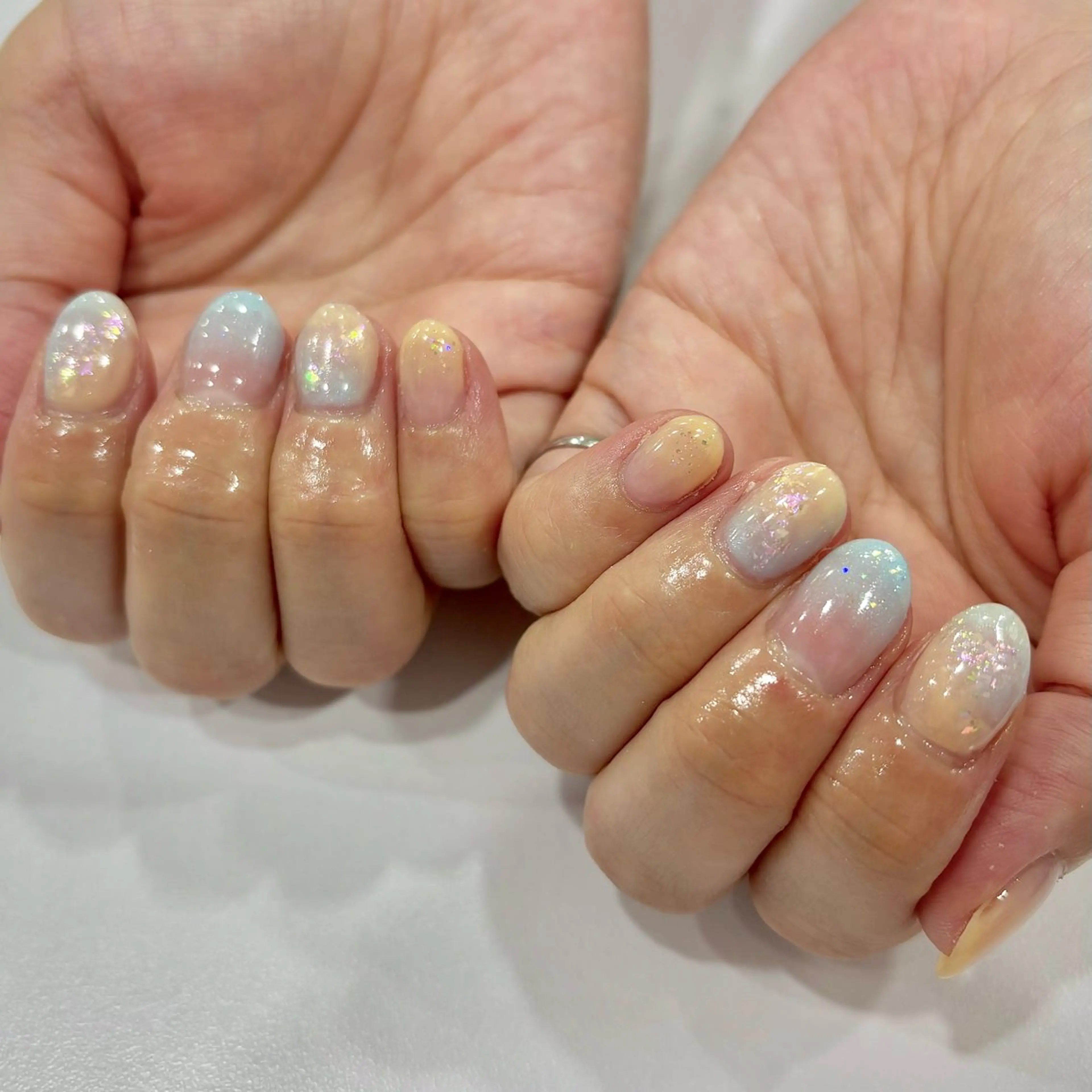 ネイル アートネイル ニュアンスネイル アンリッシュ池袋 小泉のネイルデザイン