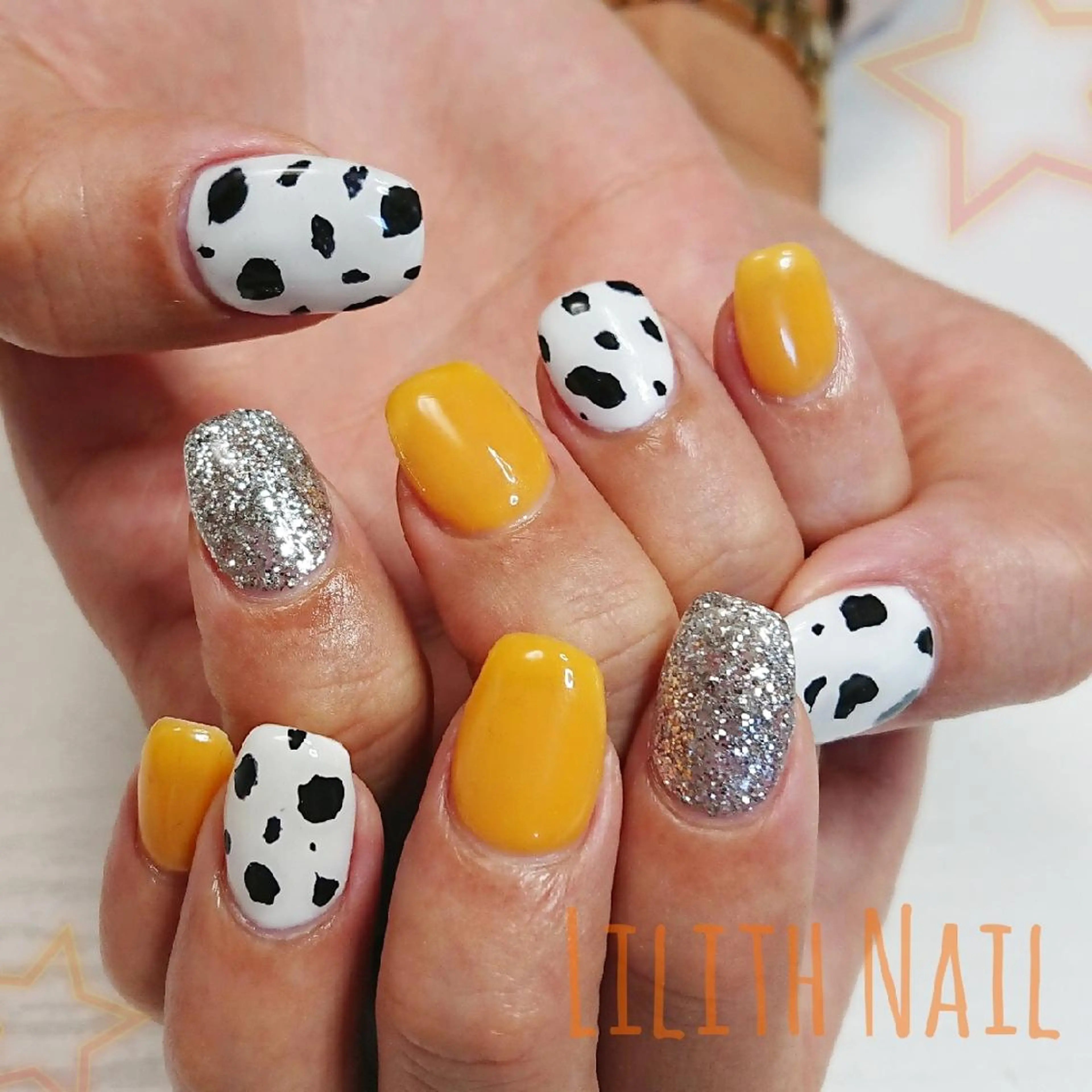 ネイル アニマル柄 ハンドネイル Lilith Nailのネイルデザイン