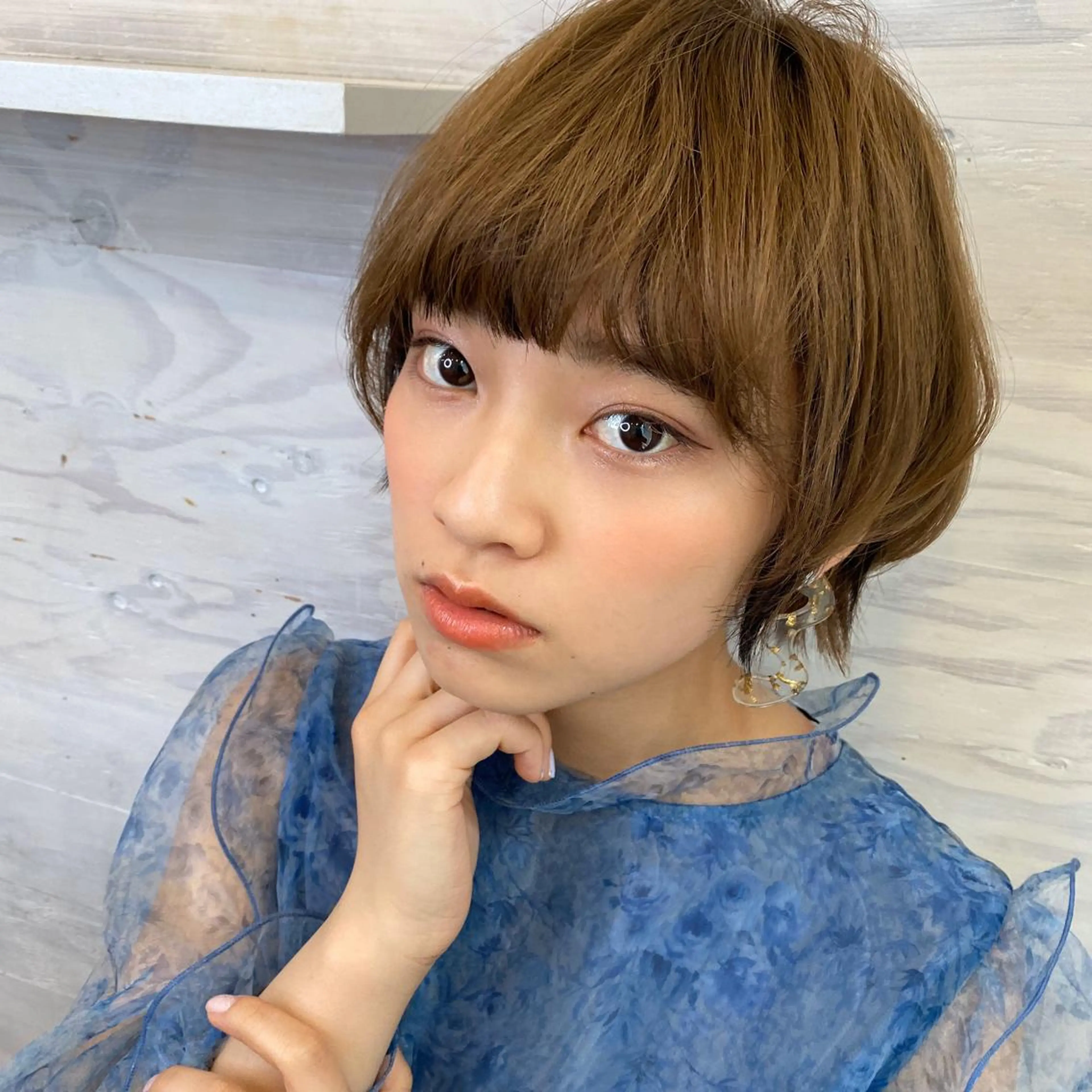 ショート 🪭risa 暖色/レイヤー🪭のヘアスタイル