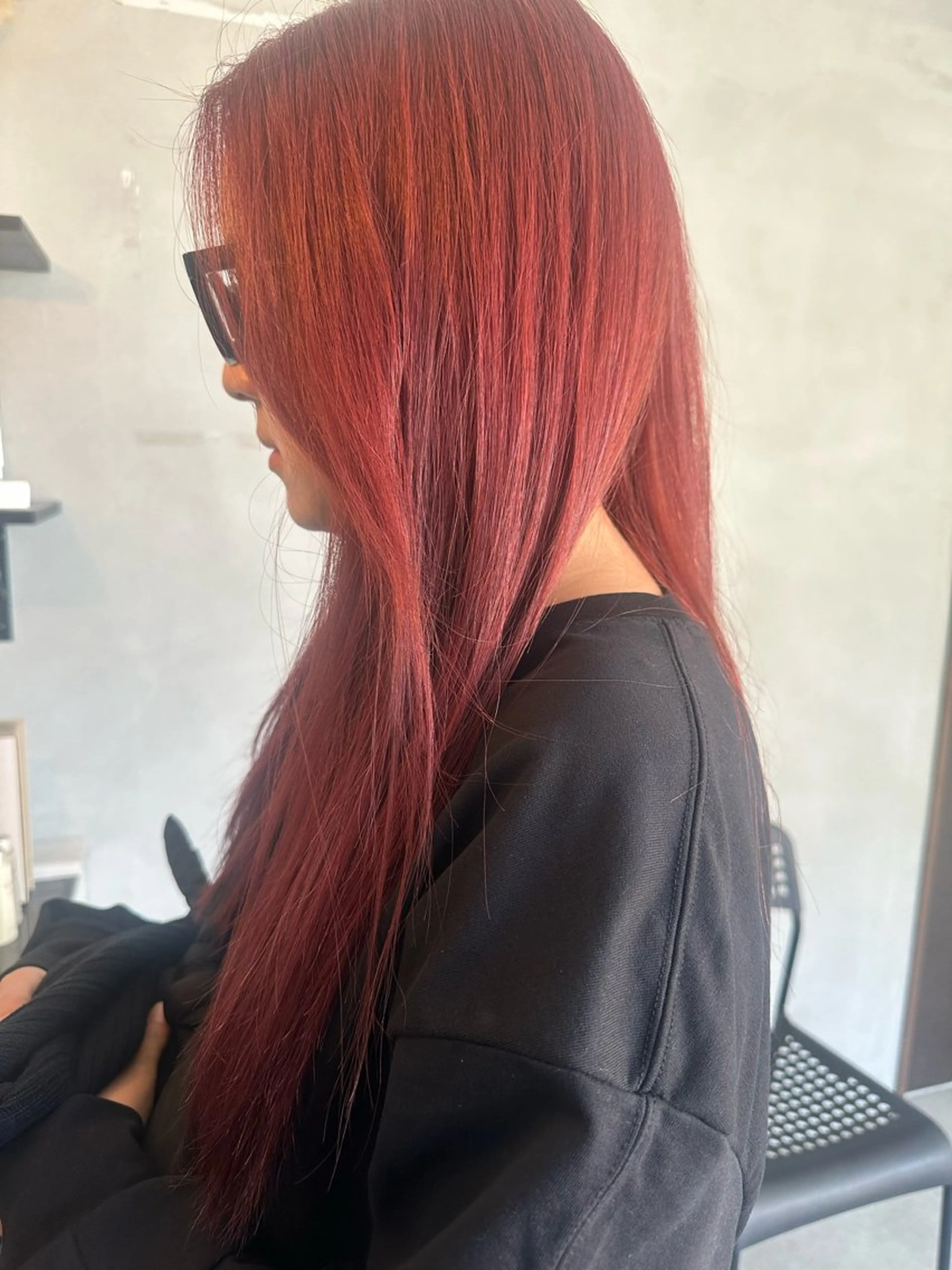 ロング カラー 中尾 未希のヘアスタイル