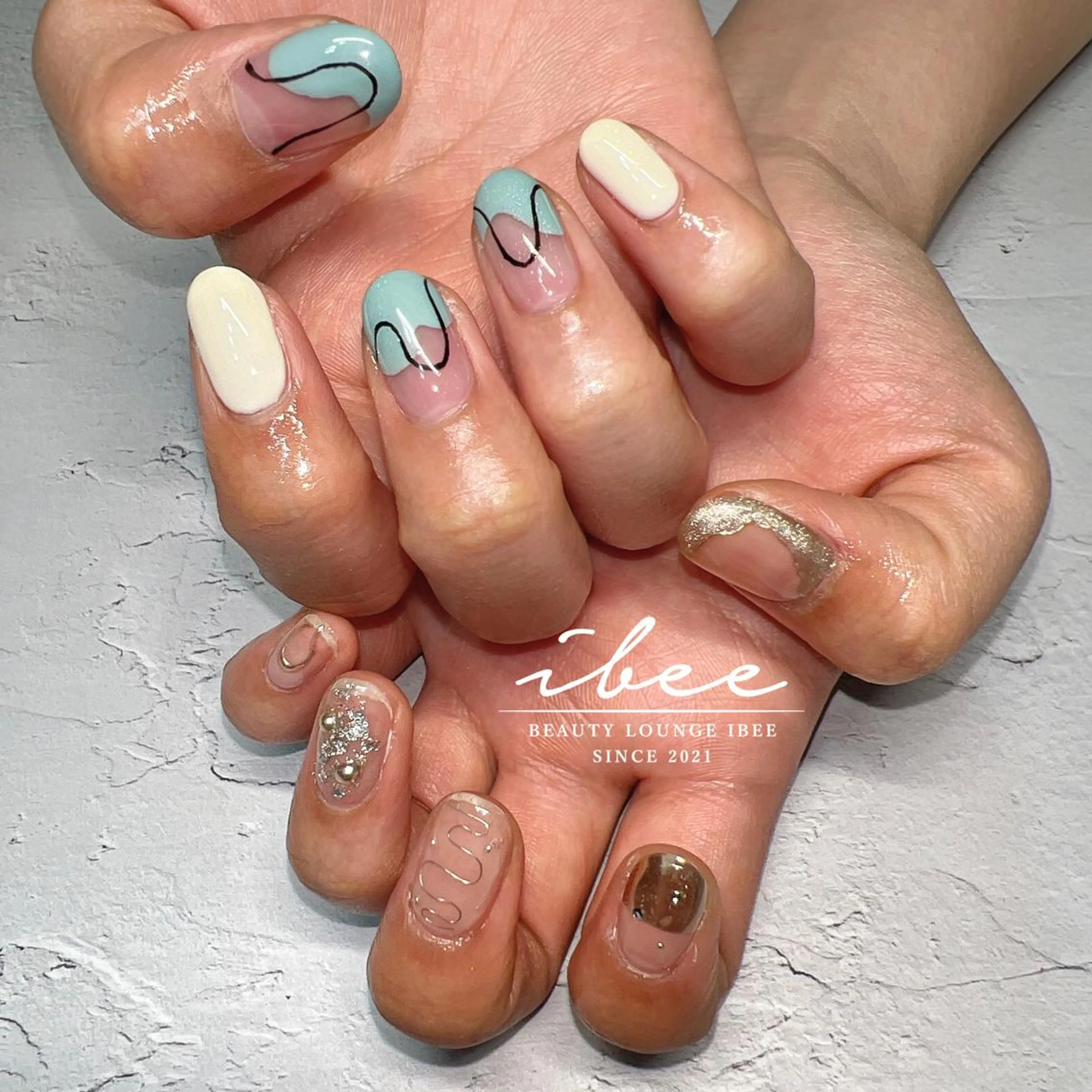 ネイル ハンドネイル ibee nail 🤍yumiのネイルデザイン