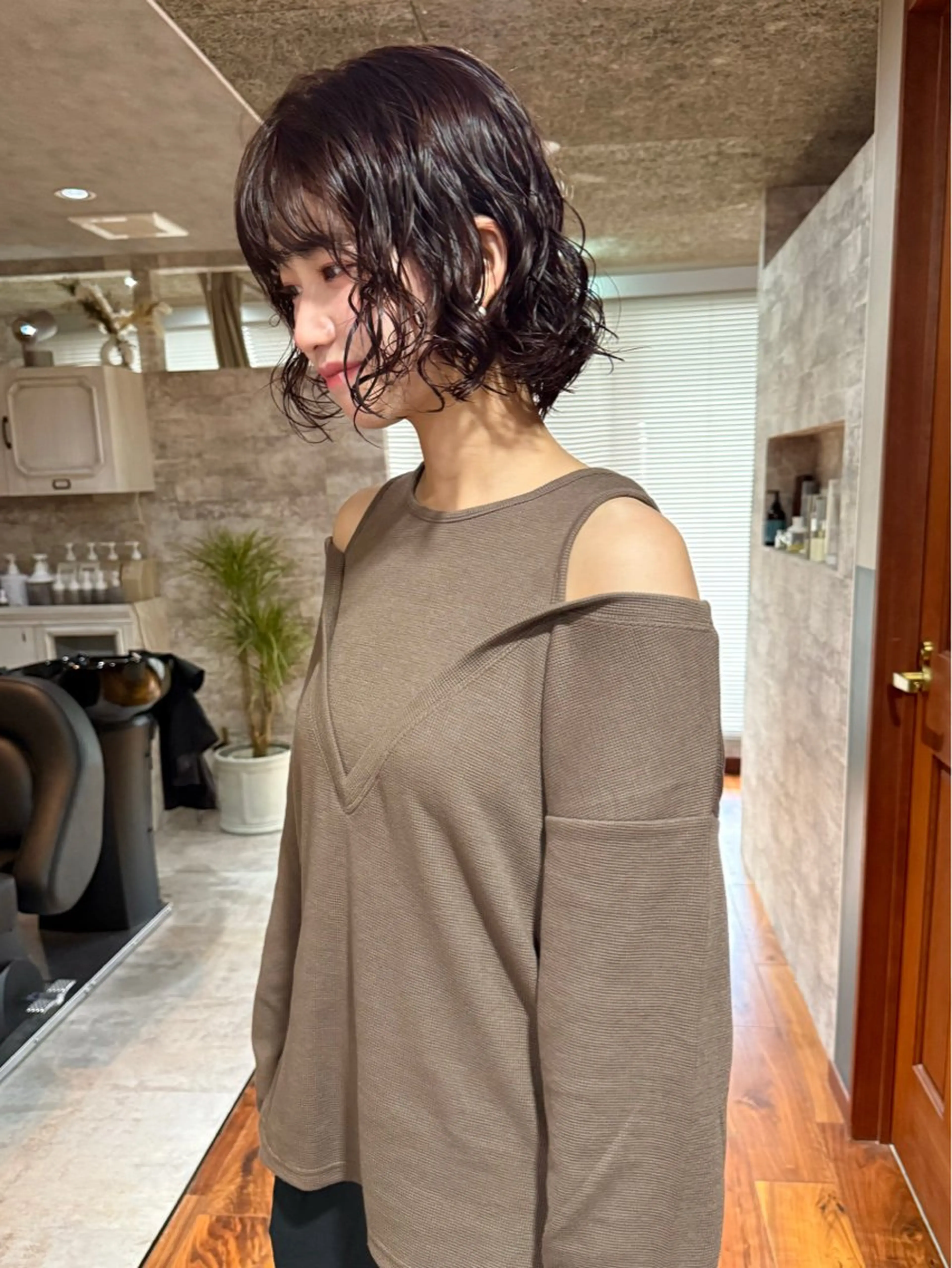 ショート カラー パーマ カット ヘアカラー パーマ トリートメント mai / linoah˚✧のヘアスタイル