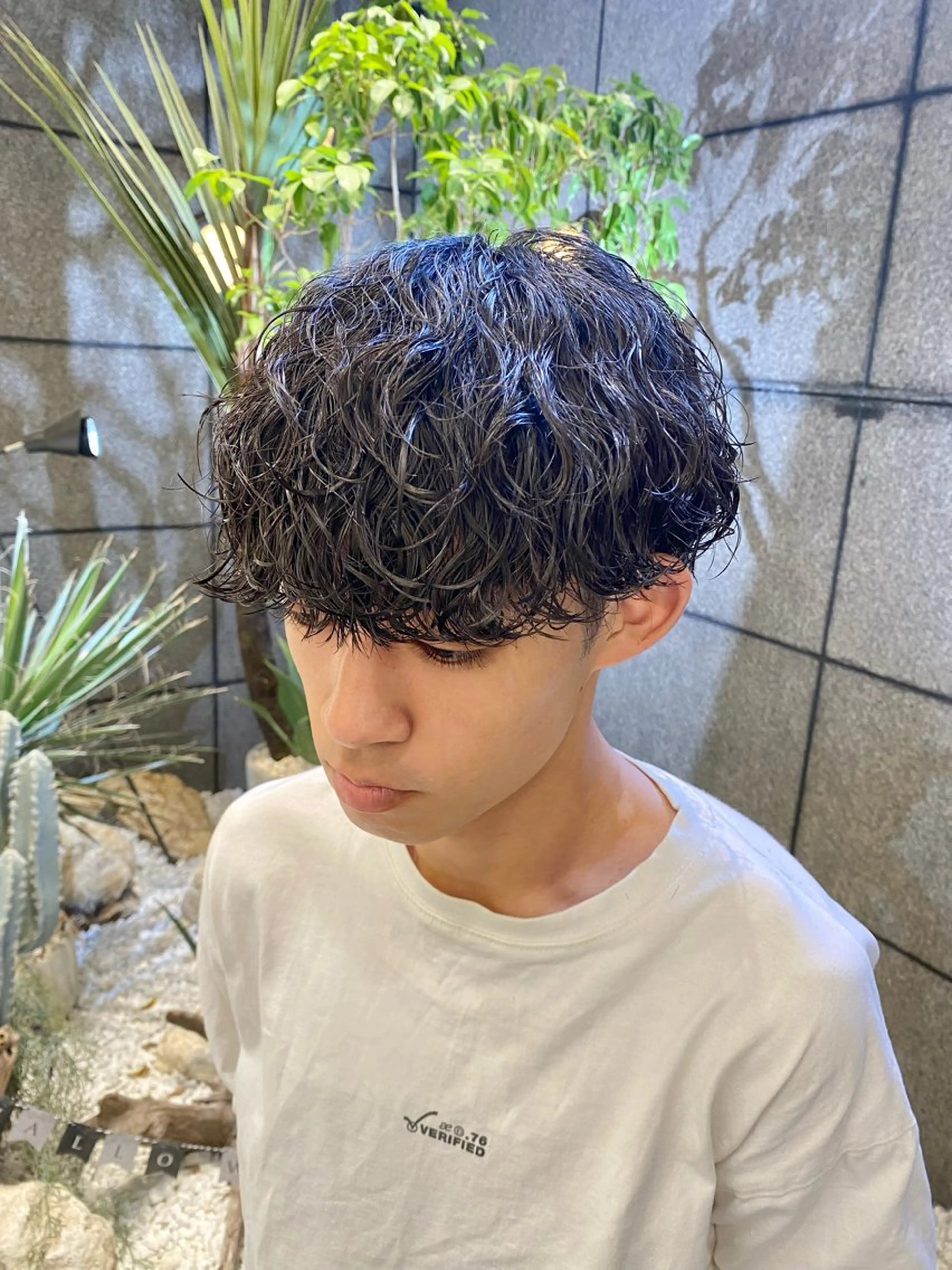 🦈メンズカット+波巻きパーマ🦈【今流行りのスタイル✨】の写真