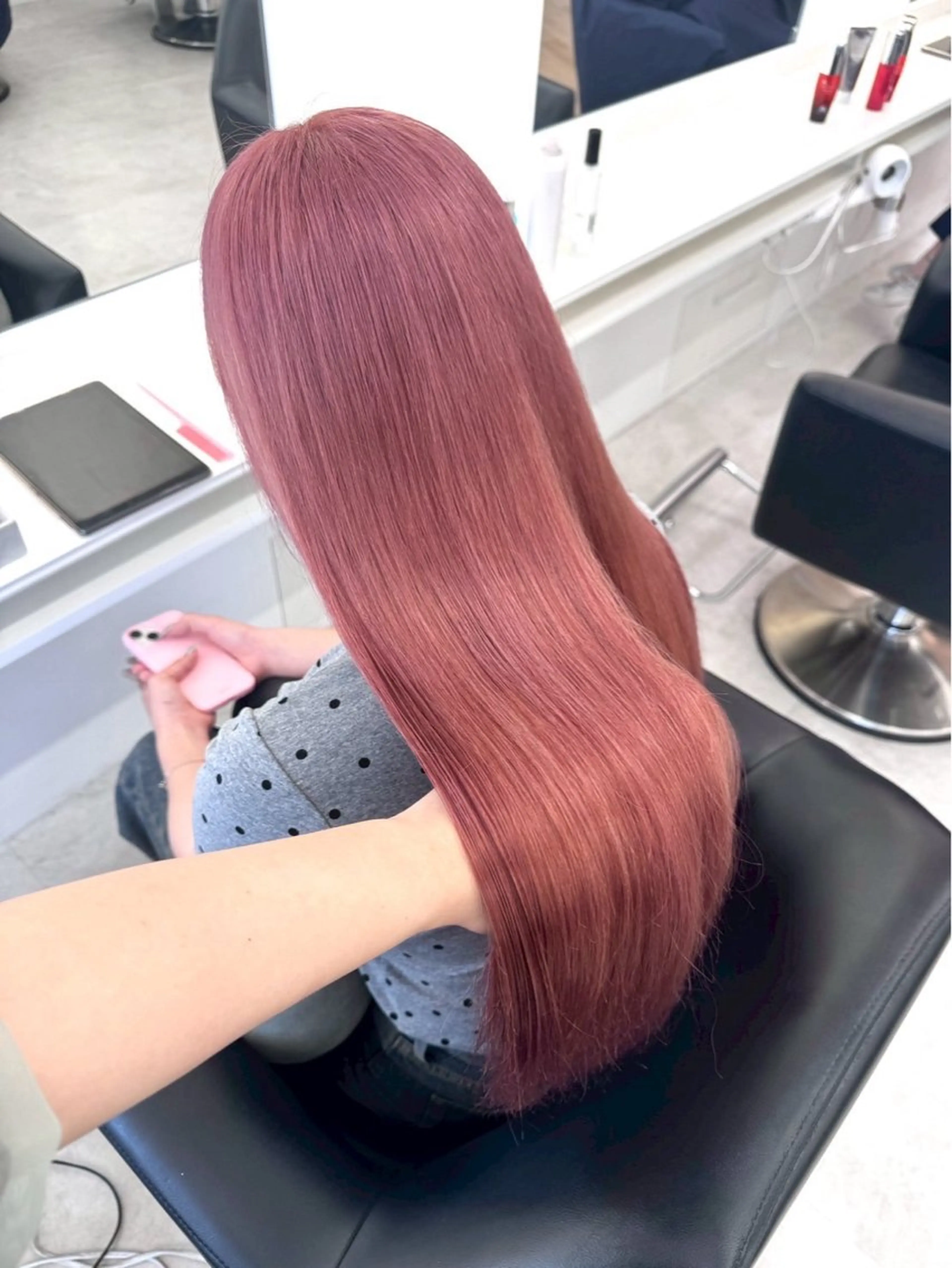 ロング カラー ヘアカラー Parve  Mix 🫧梶川虹のヘアスタイル