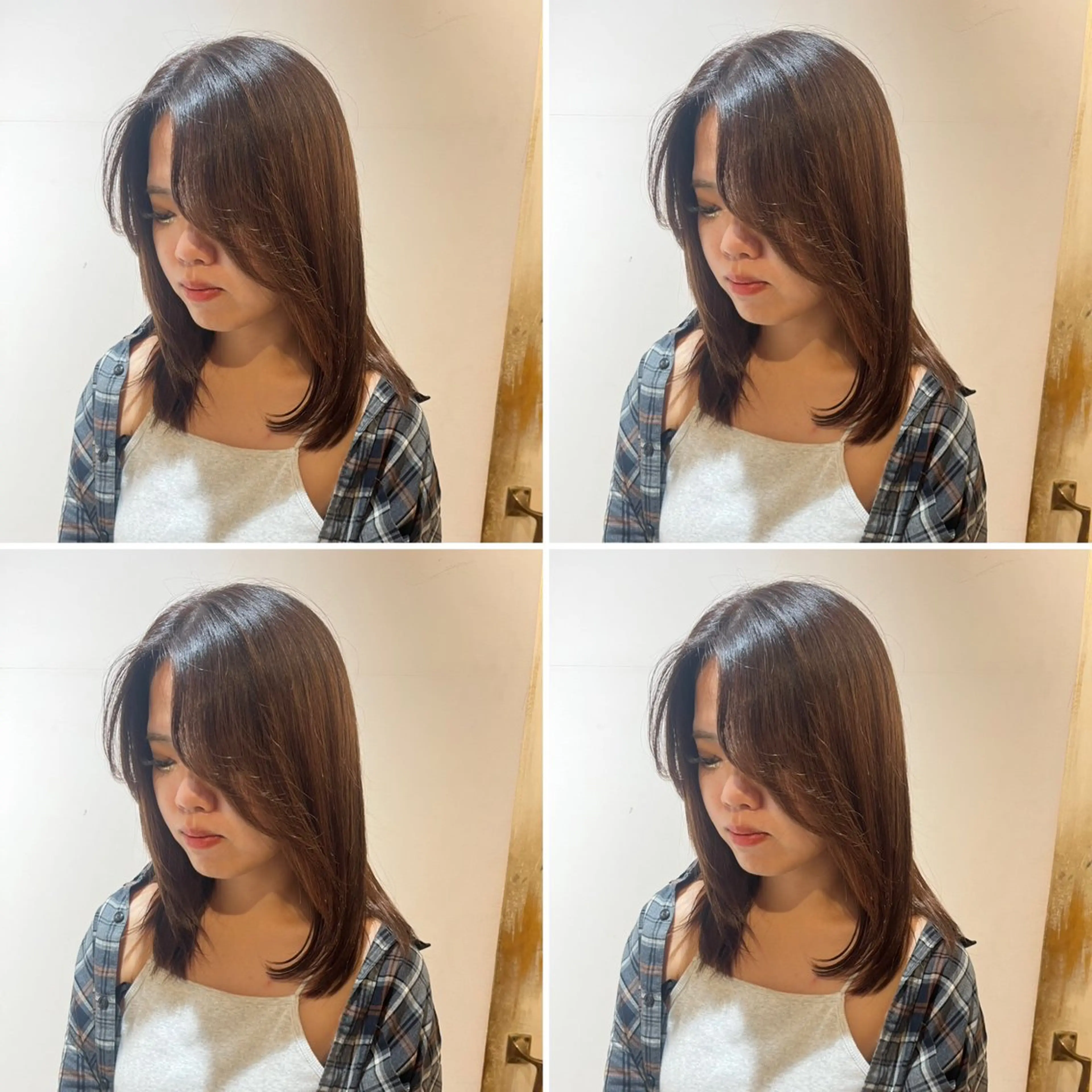 セミロング カラー カット ヘアセット 👑メンズパーマ特化 店長望月謙二郎👑のヘアスタイル