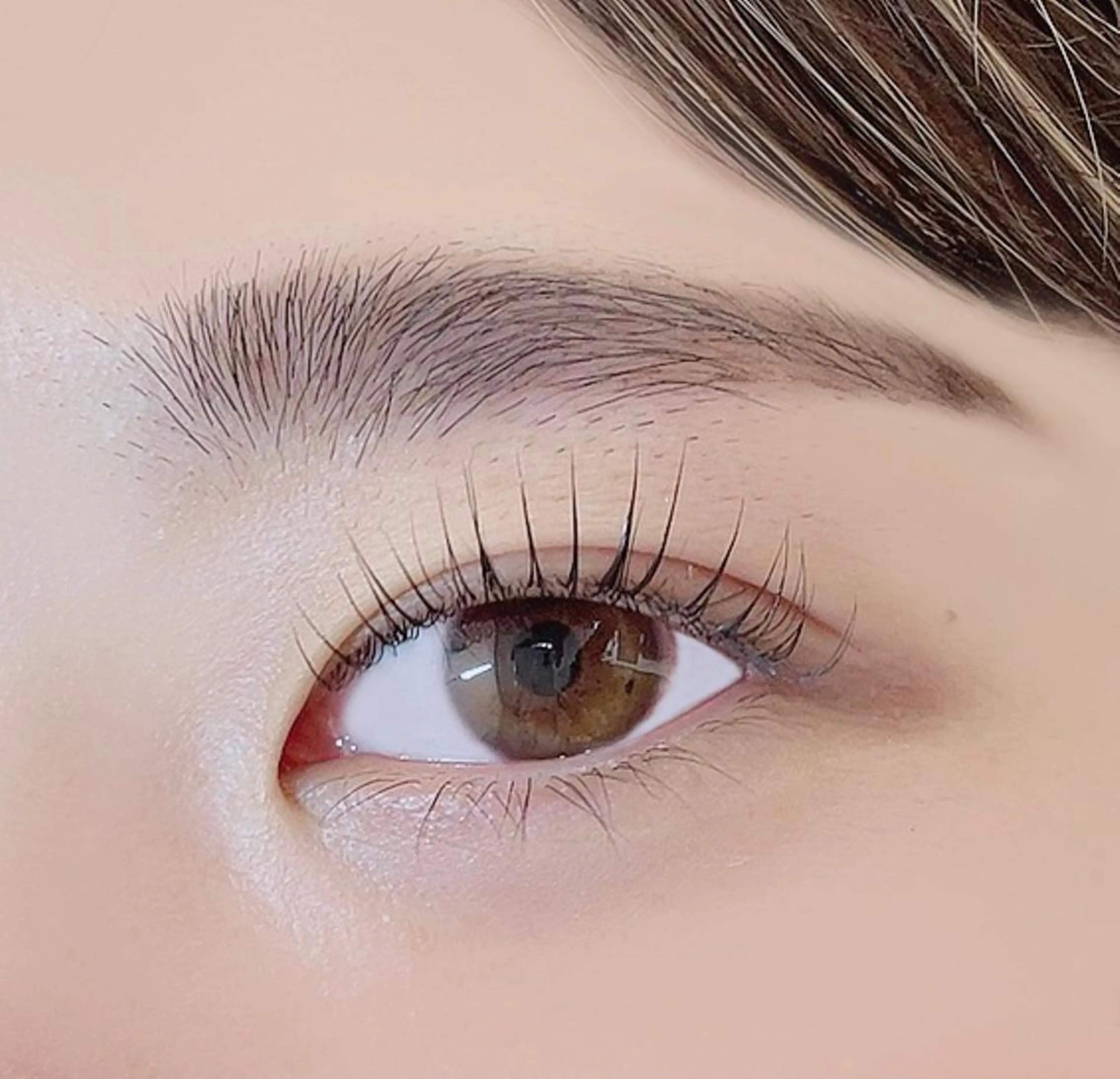 マツエク・マツパ パリジェンヌラッシュリフト 一重×まつ毛パーマ N(エヌ) 中村のマツエク・マツパデザイン