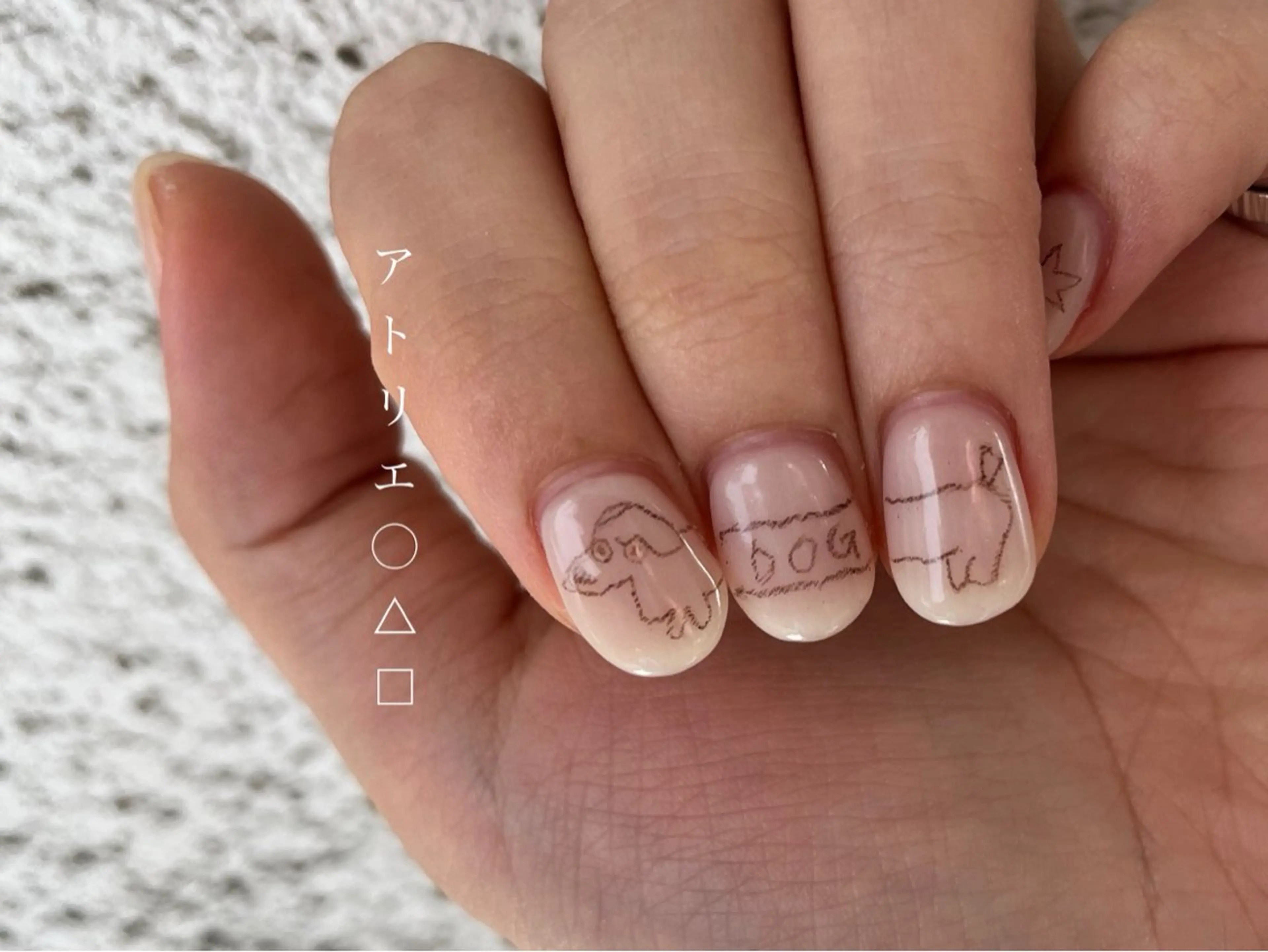 ネイル ハンドネイル アトリエ ○△□のネイルデザイン