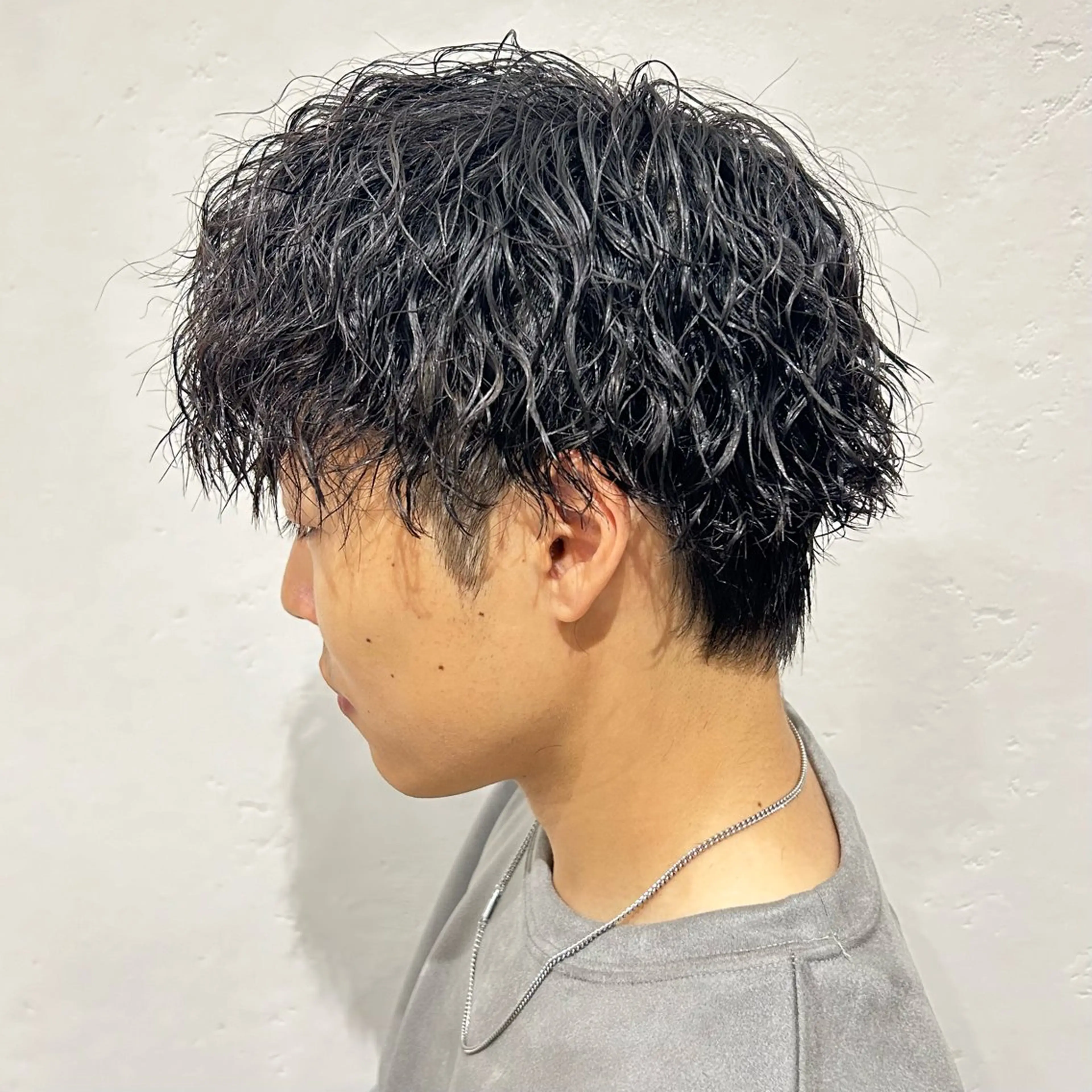 メンズ 北島 遥香🫧インナ ー /ベージュカラーのヘアスタイル