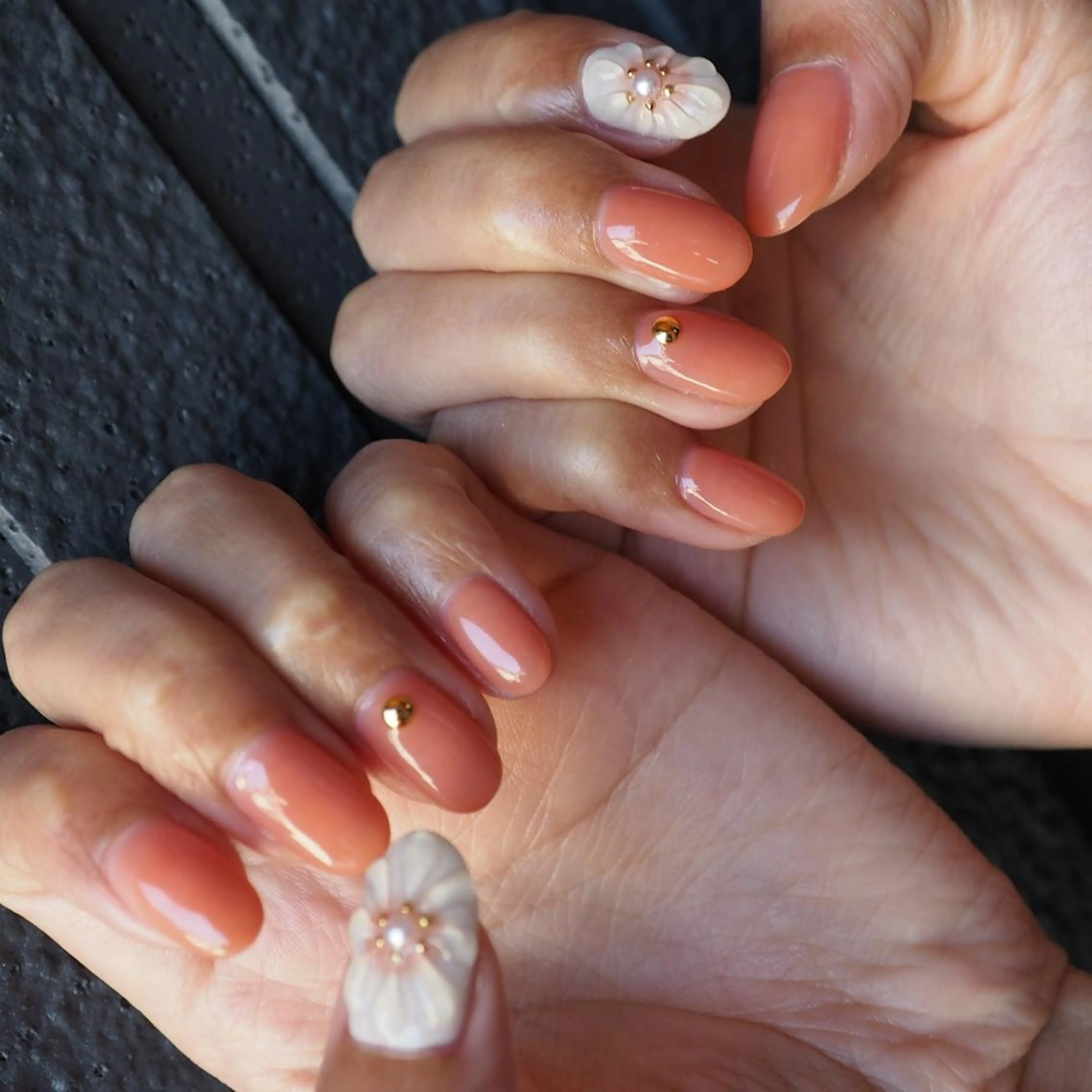 ネイル フラワーネイル ハンドネイル infinity skyのネイルデザイン