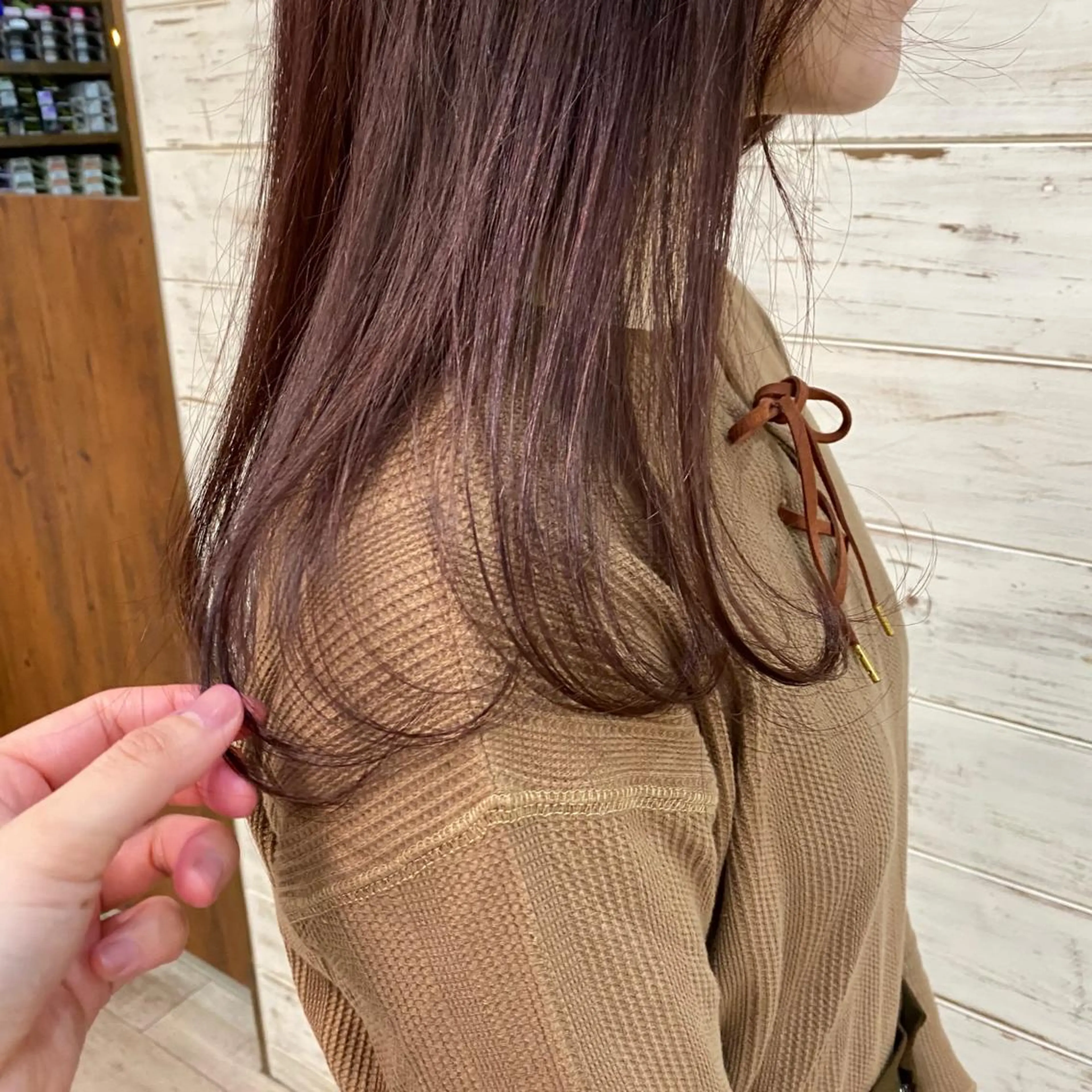 セミロング カラー レッドカラー ｲﾁｶﾜ ﾐｵ/ minim hairのヘアスタイル