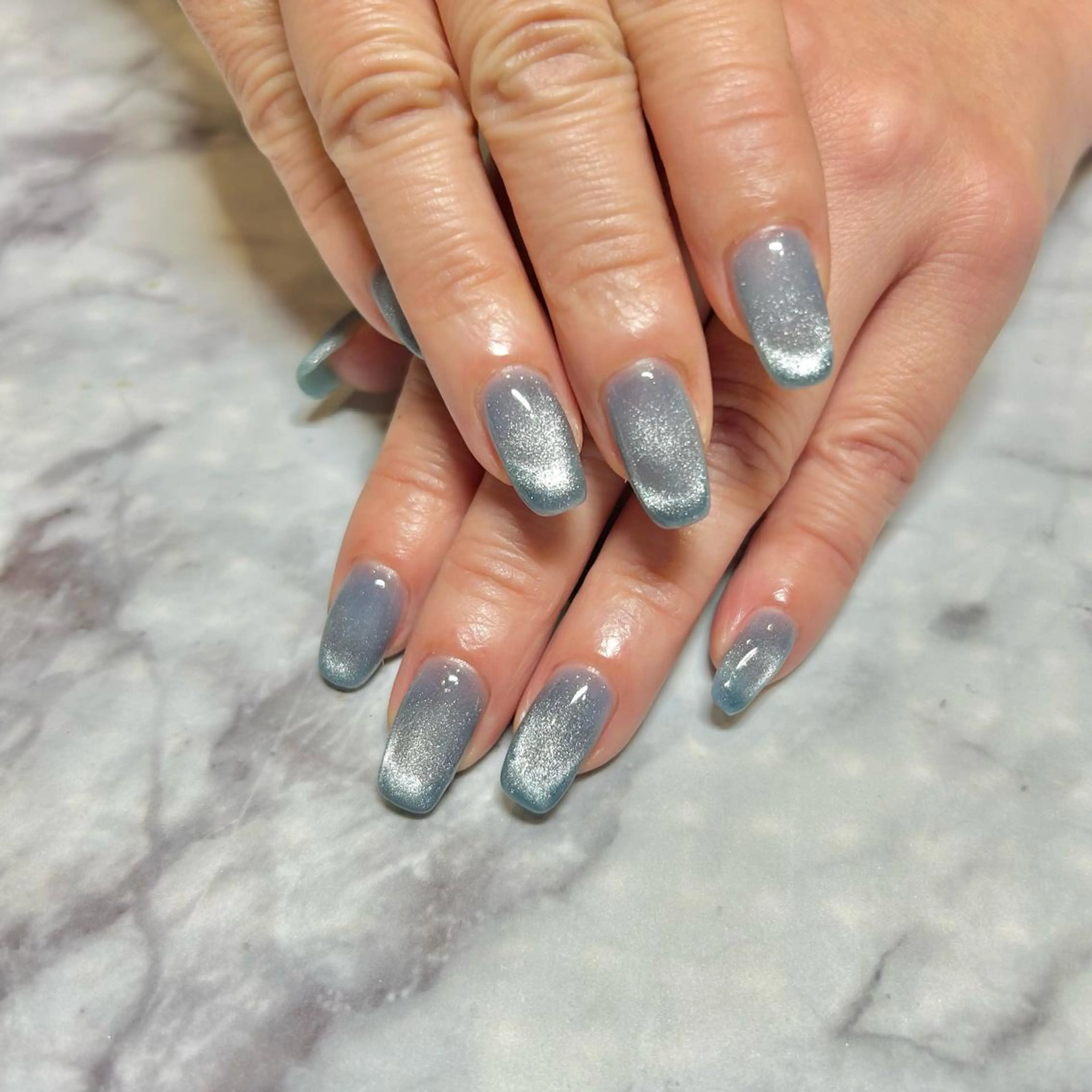 ネイル マグネットネイル ワンカラーネイル nail salon 和(ただいま休業中)のネイルデザイン