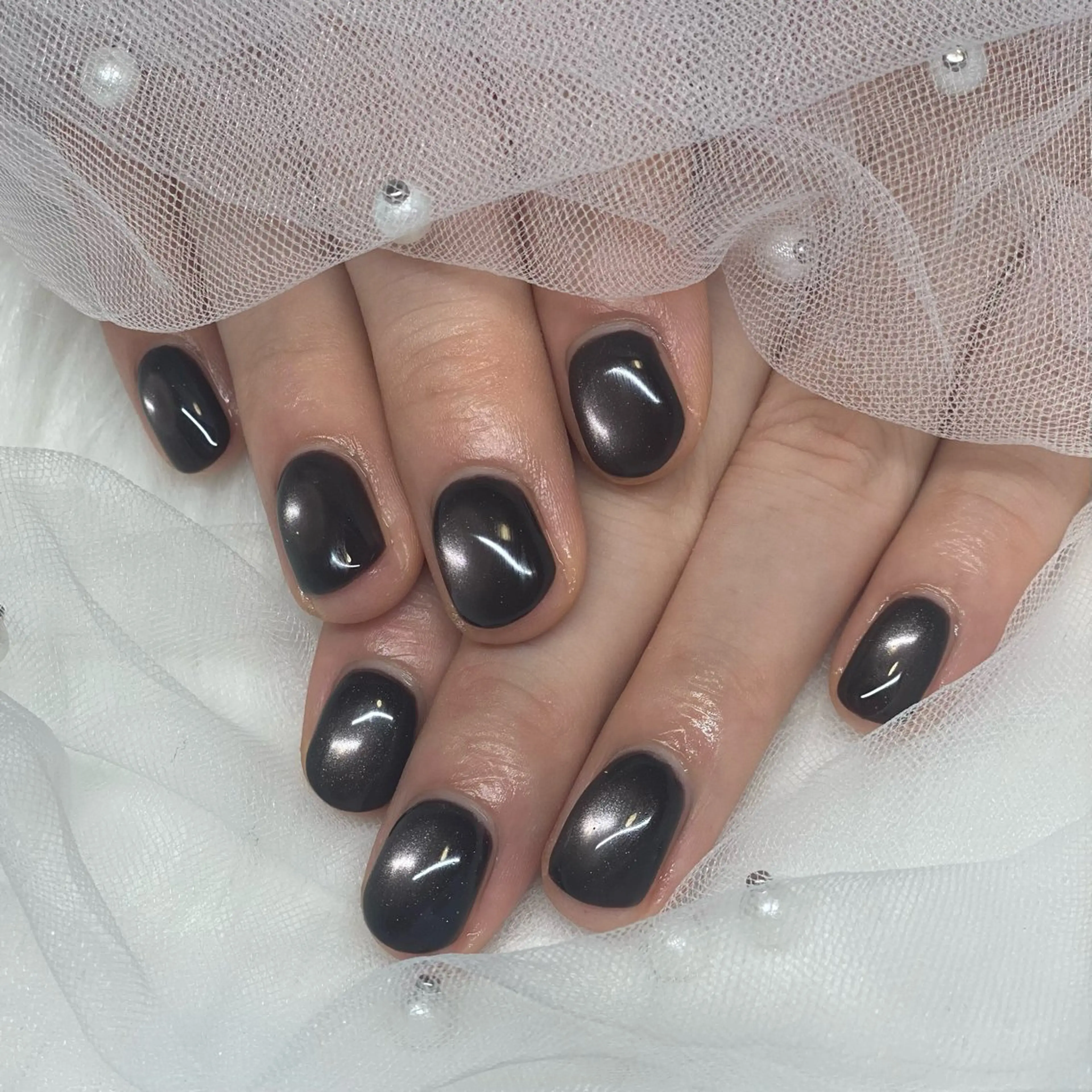 ネイル マグネットネイル nail salon milkのネイルデザイン