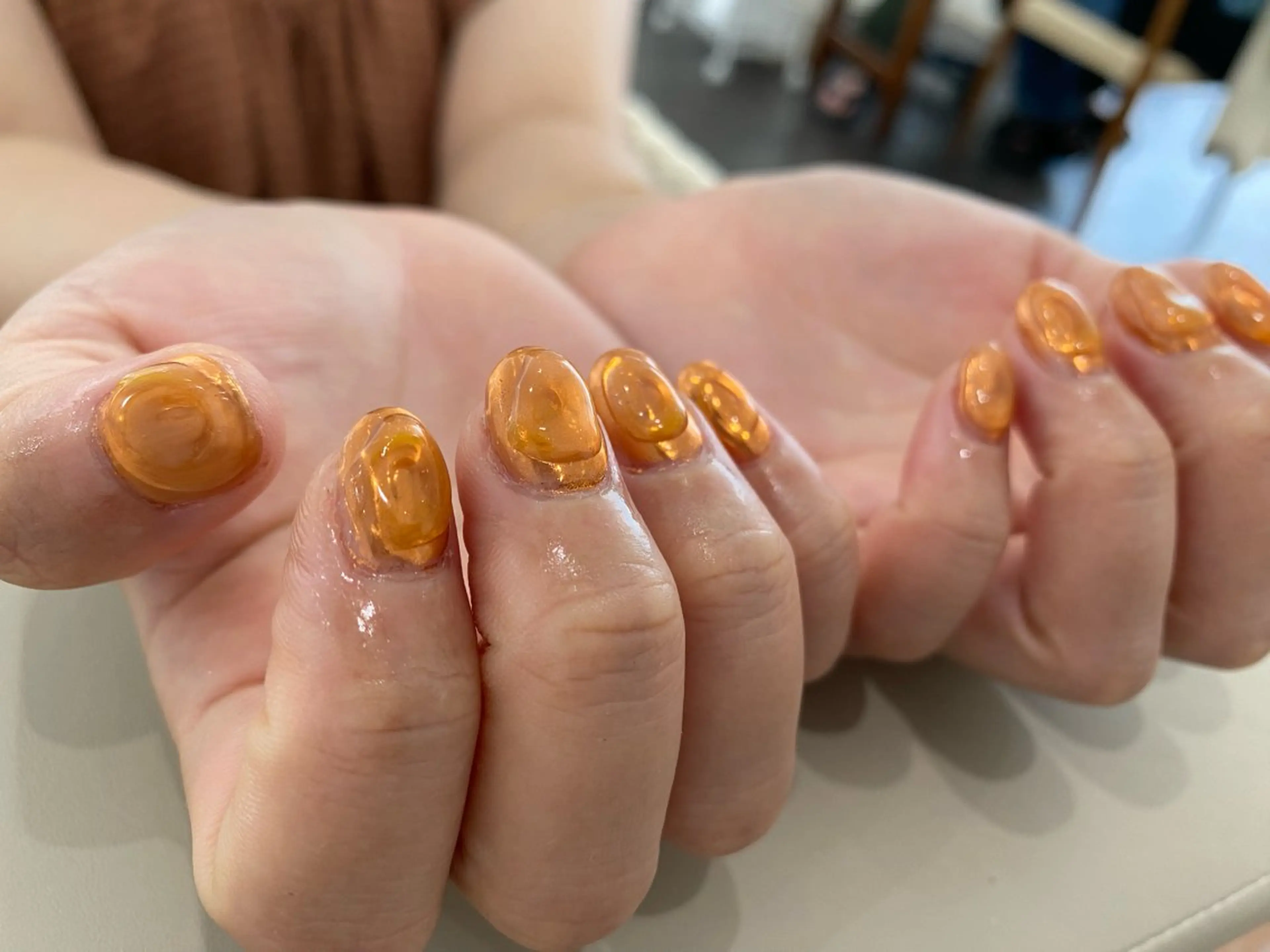 ネイル ぷっくりネイル Yarm As Etel　。のネイルデザイン