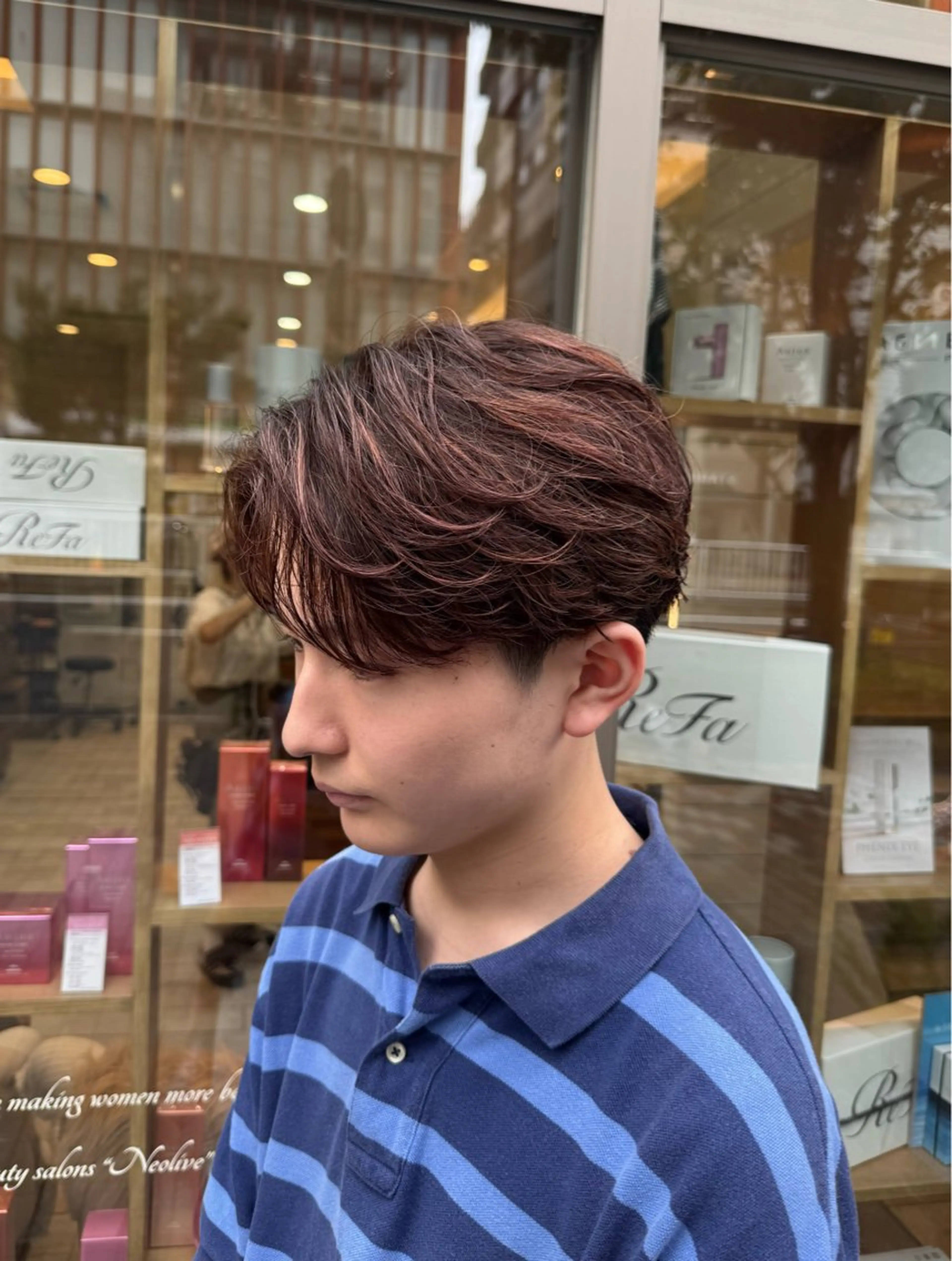 【メンズメニュー】カット+ワンカラー+シルクトリートメント🎨の写真