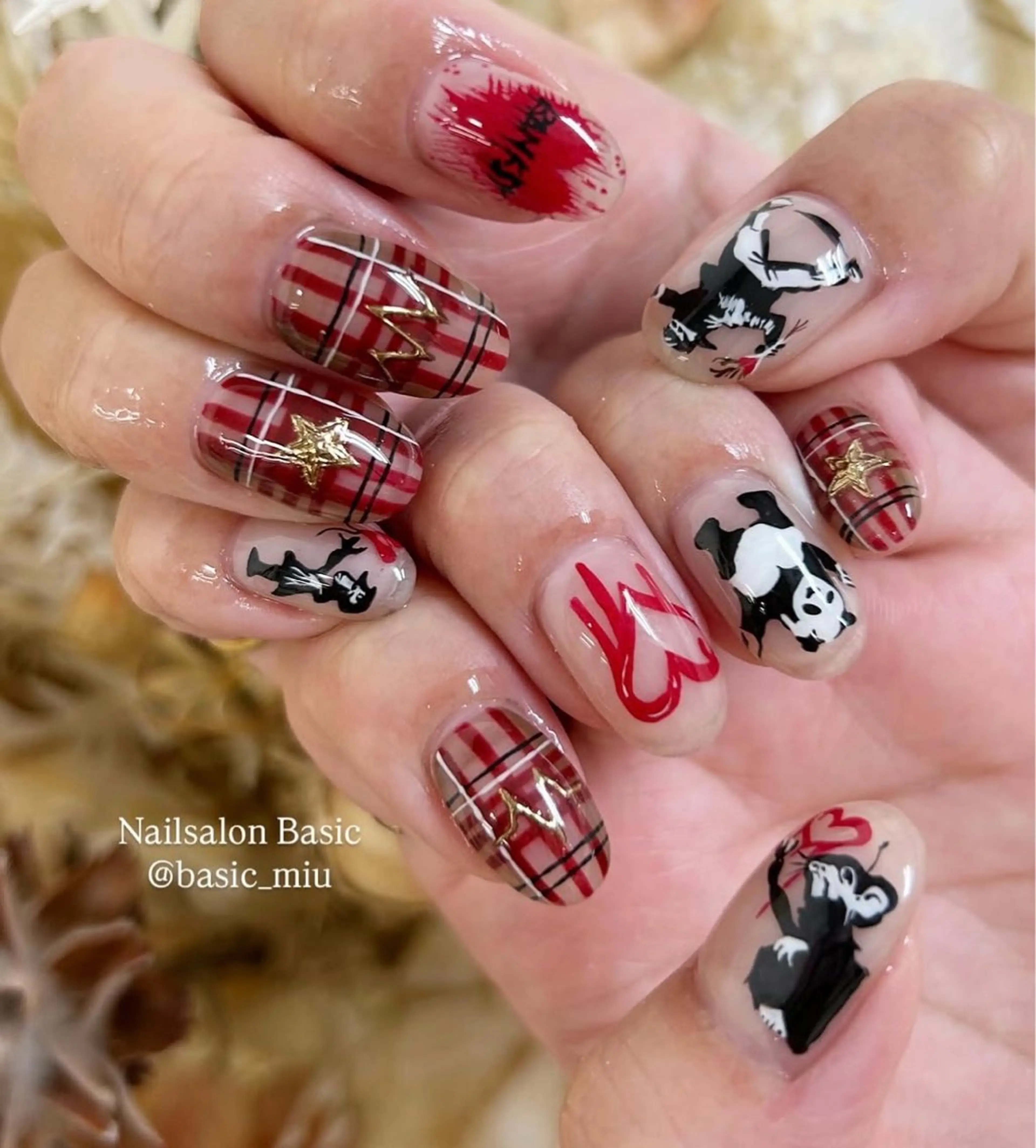 ネイル オーロラネイル フレンチネイル ジェルネイル 韓国ネイル マグネットネイル ハンドネイル Basic 川越のネイルデザイン