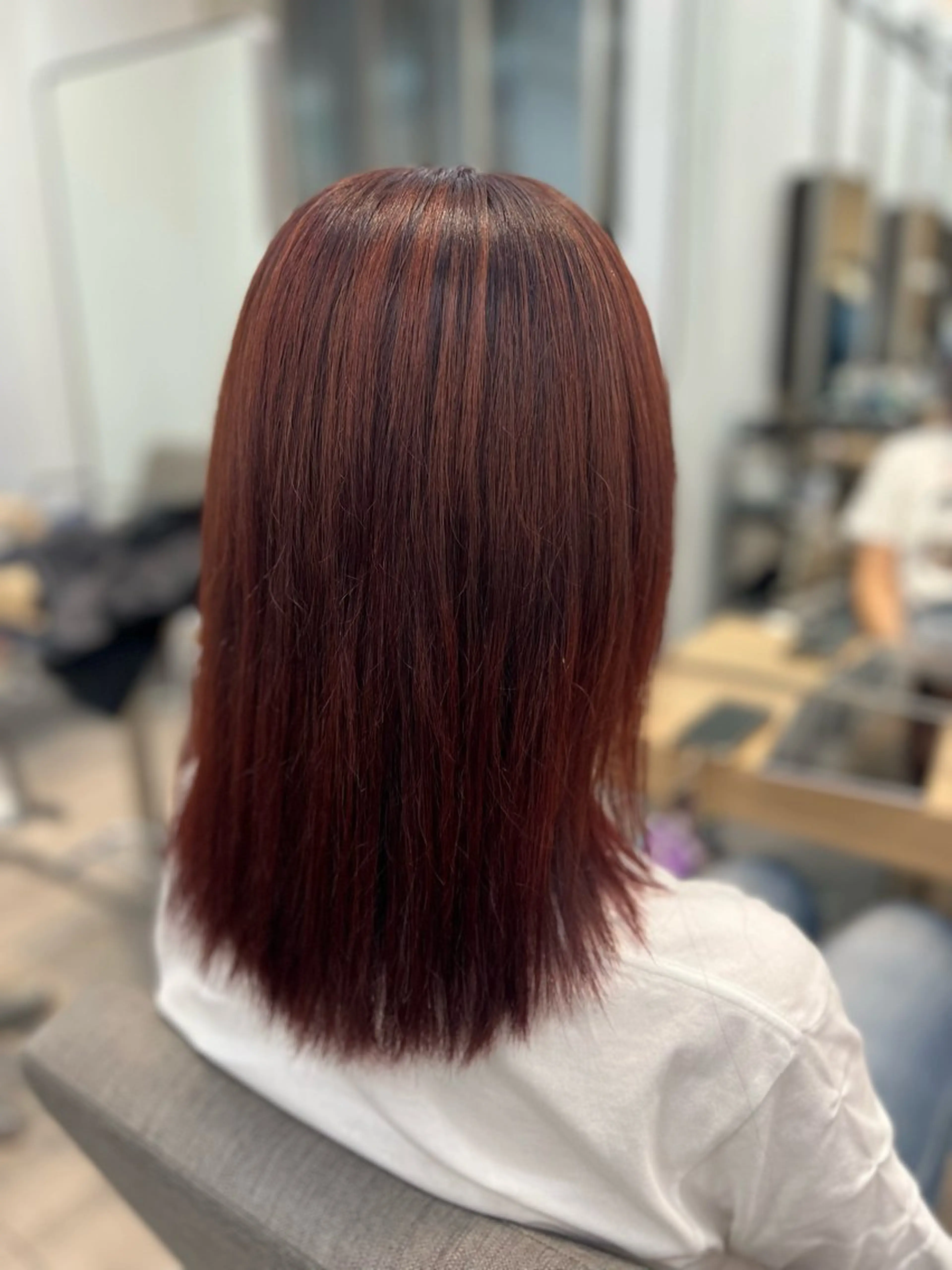 ミディアム ヘアカラー nok所属・🫧daito/艶髪 /透明感カラー🫧のヘアスタイル