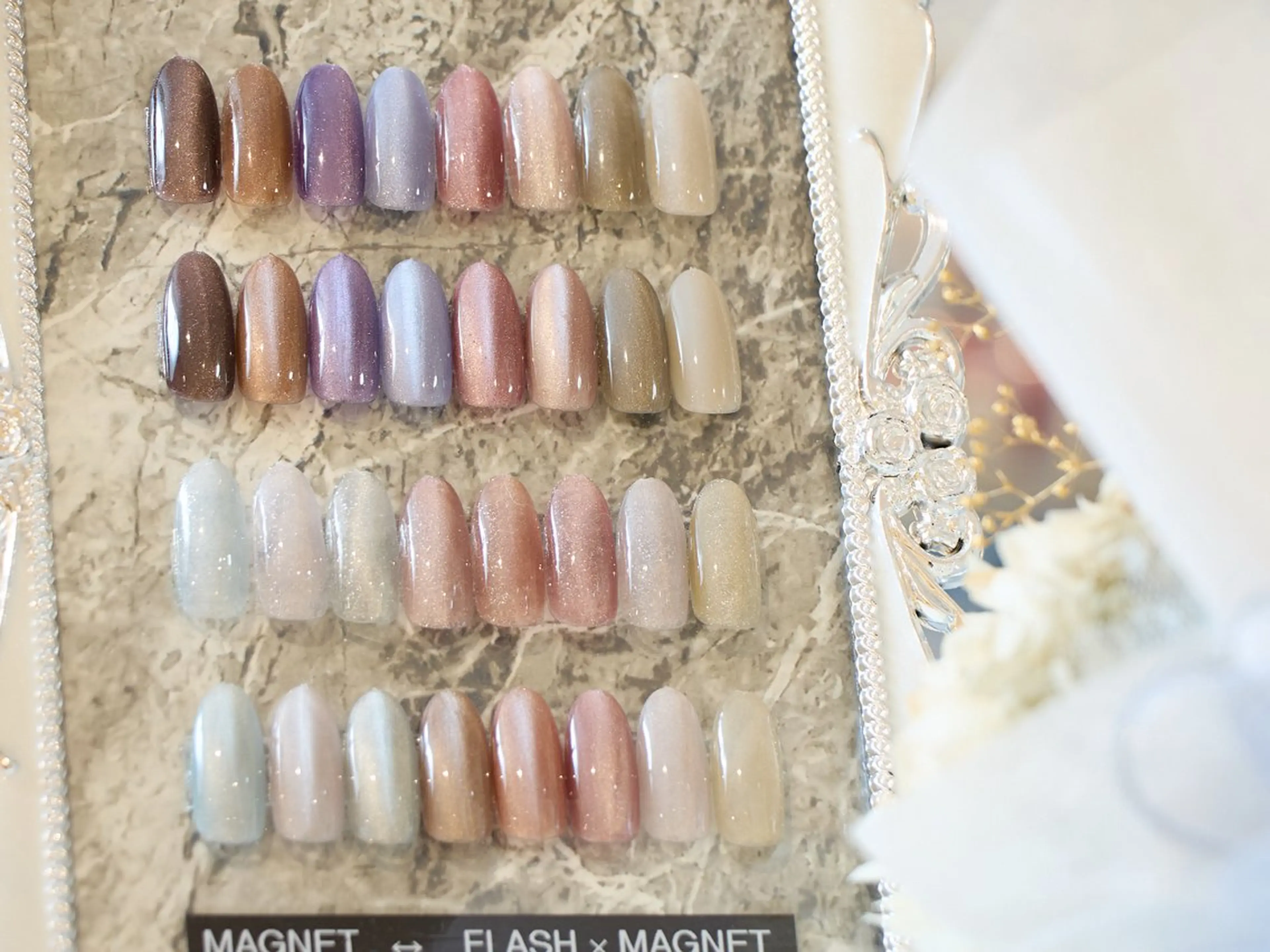 ネイル フラッシュネイル マグネットネイル NAIL&EYELASH MANIST所属・ネイルサロン マニストのネイルデザイン