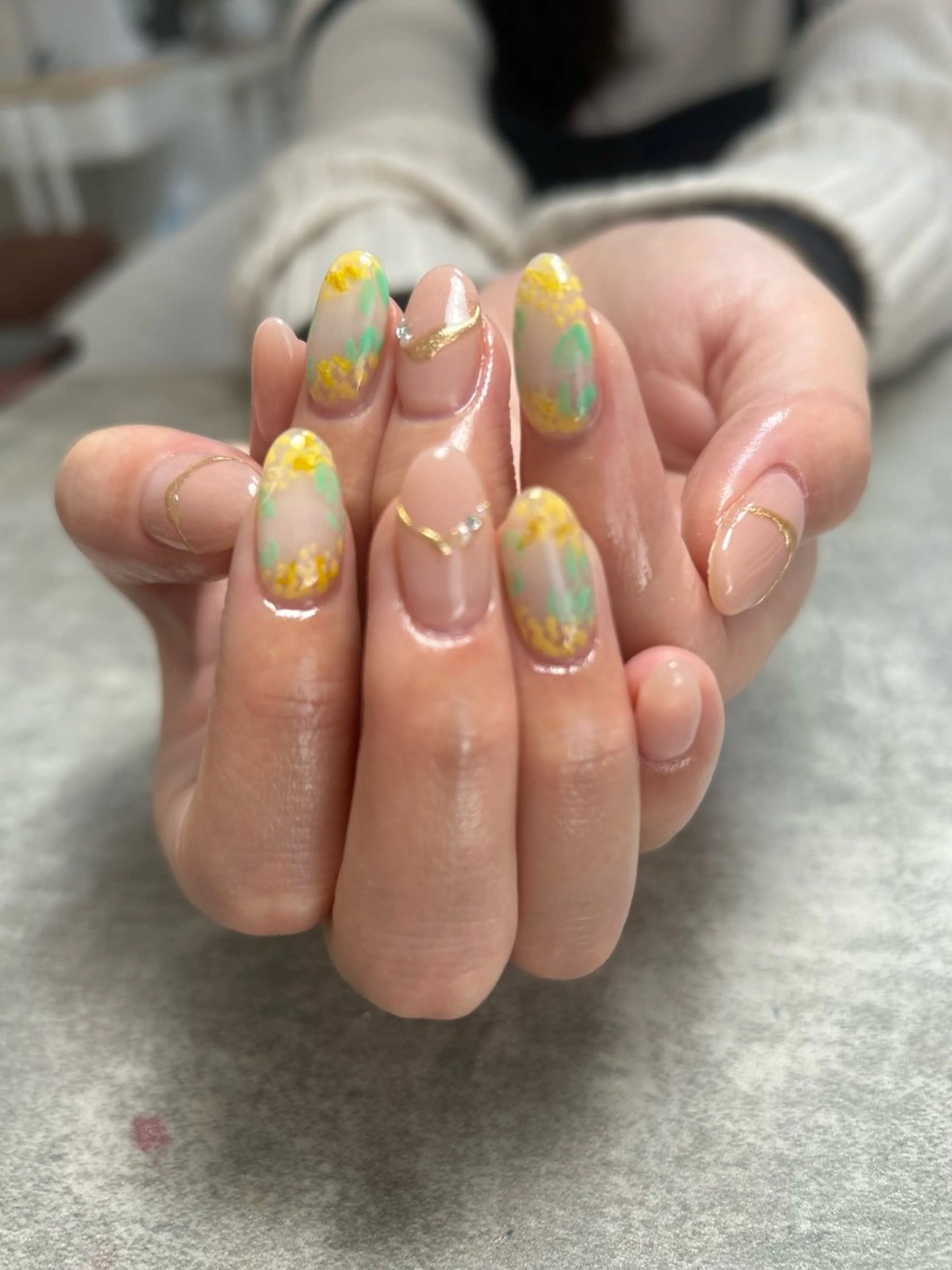 ネイル 春ネイル M`sプライベートサロン所属・Ｍ`s プライベートサロンのネイルデザイン