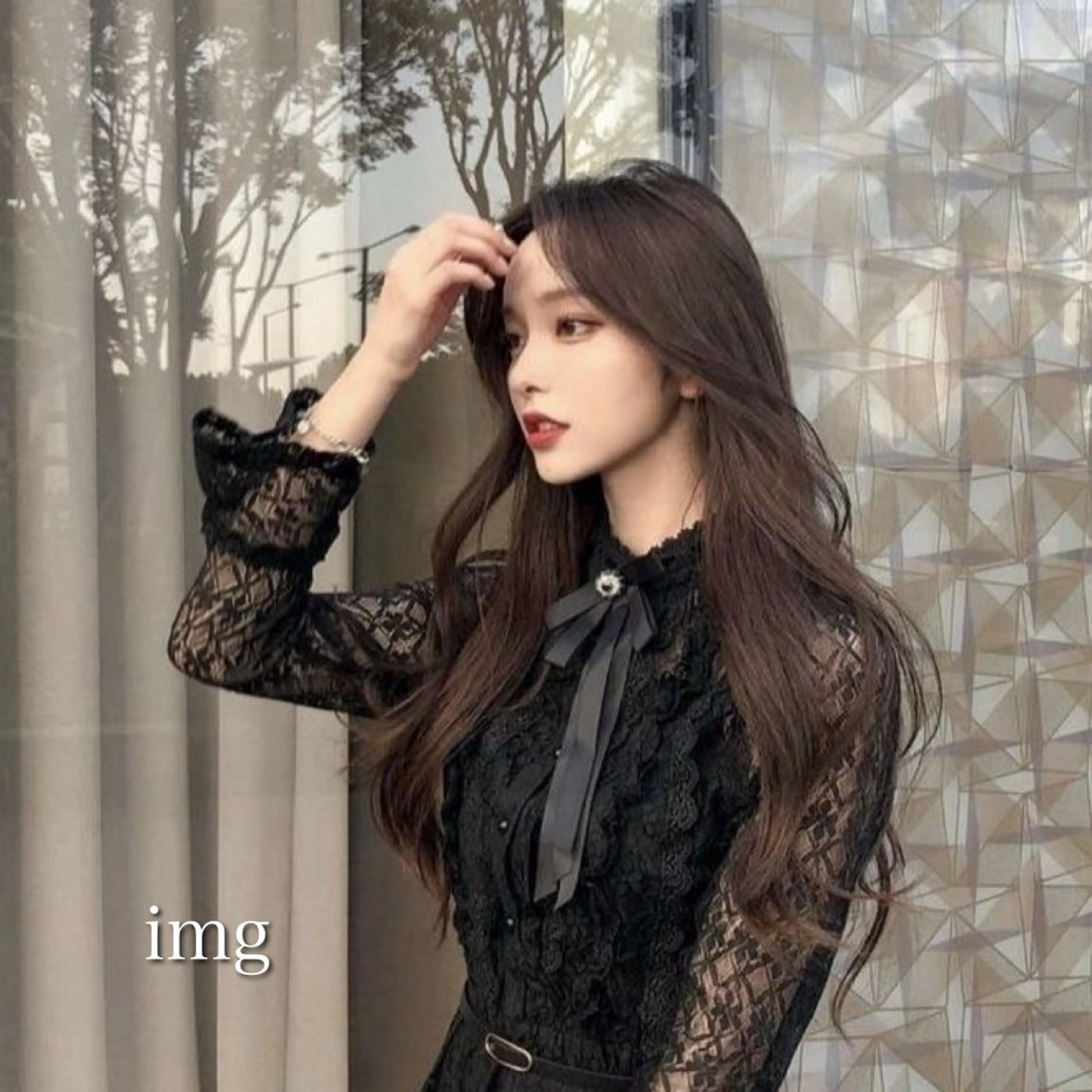 ロング カラー ヘアアレンジ ヘアカラー ブリーチ無し透明感 🕊AZUSAのヘアスタイル