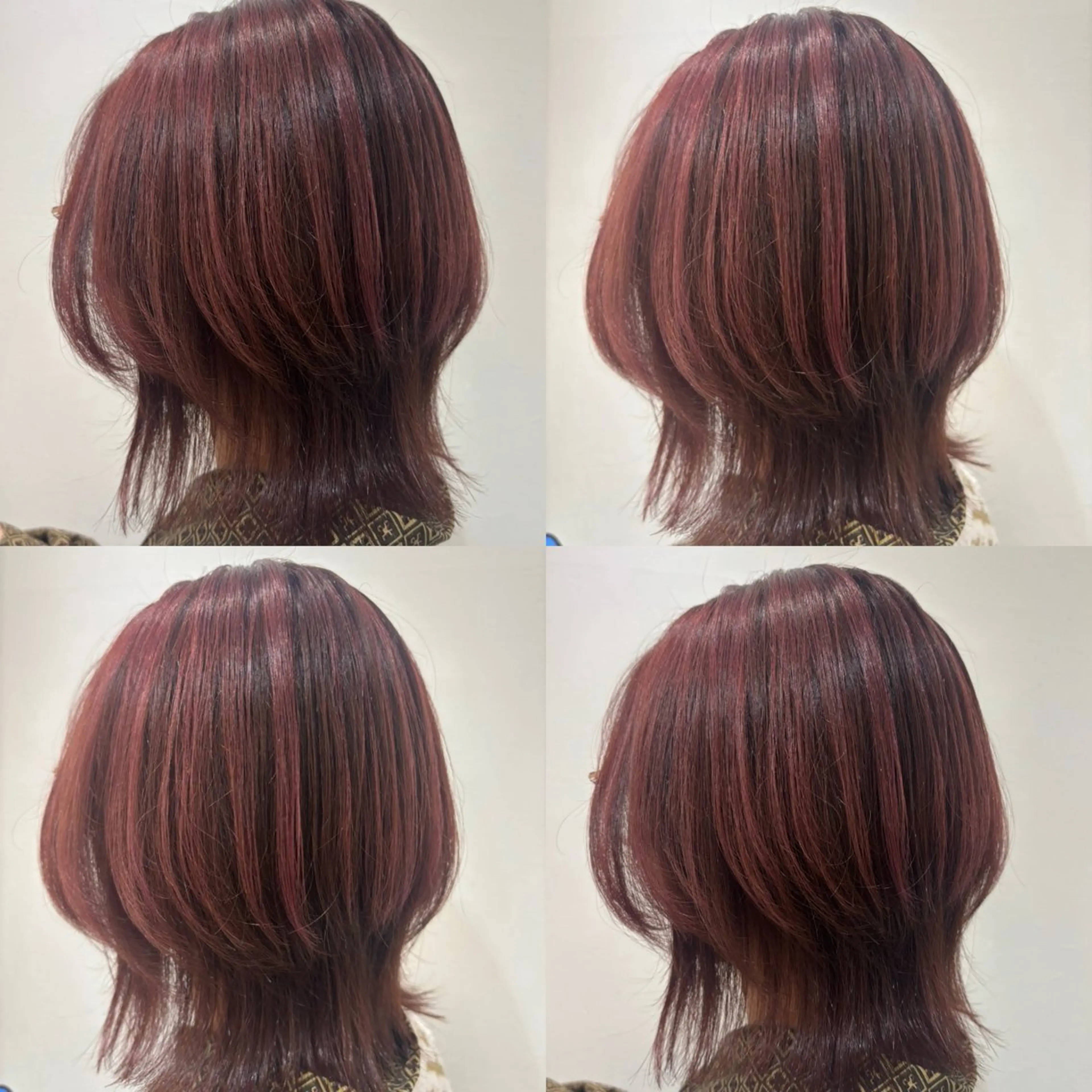 カラー オレンジ ピンクカラー お客様満足度No.1 🐶柴田みどりのヘアスタイル