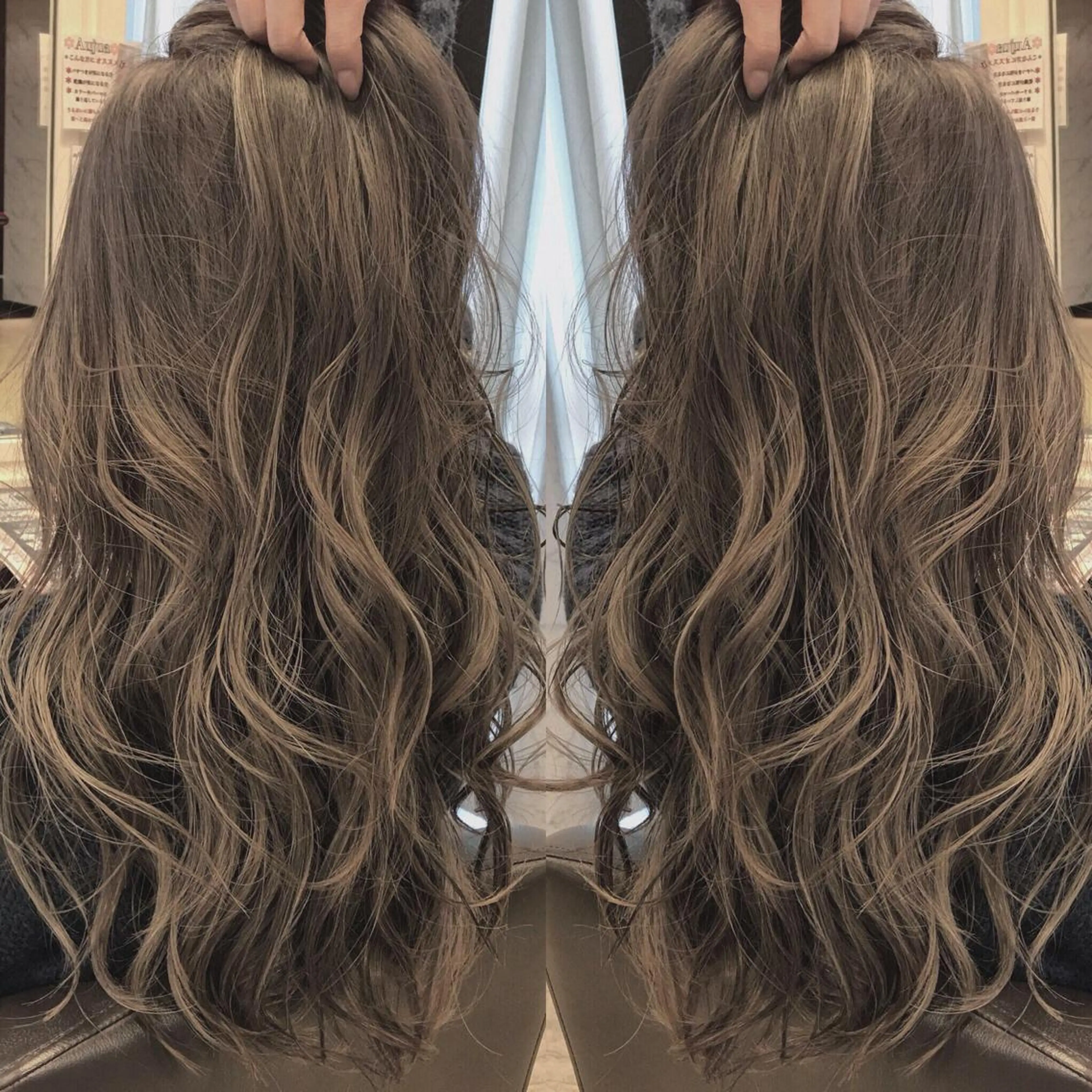 ロング カラー box mico. mutsumiのヘアスタイル