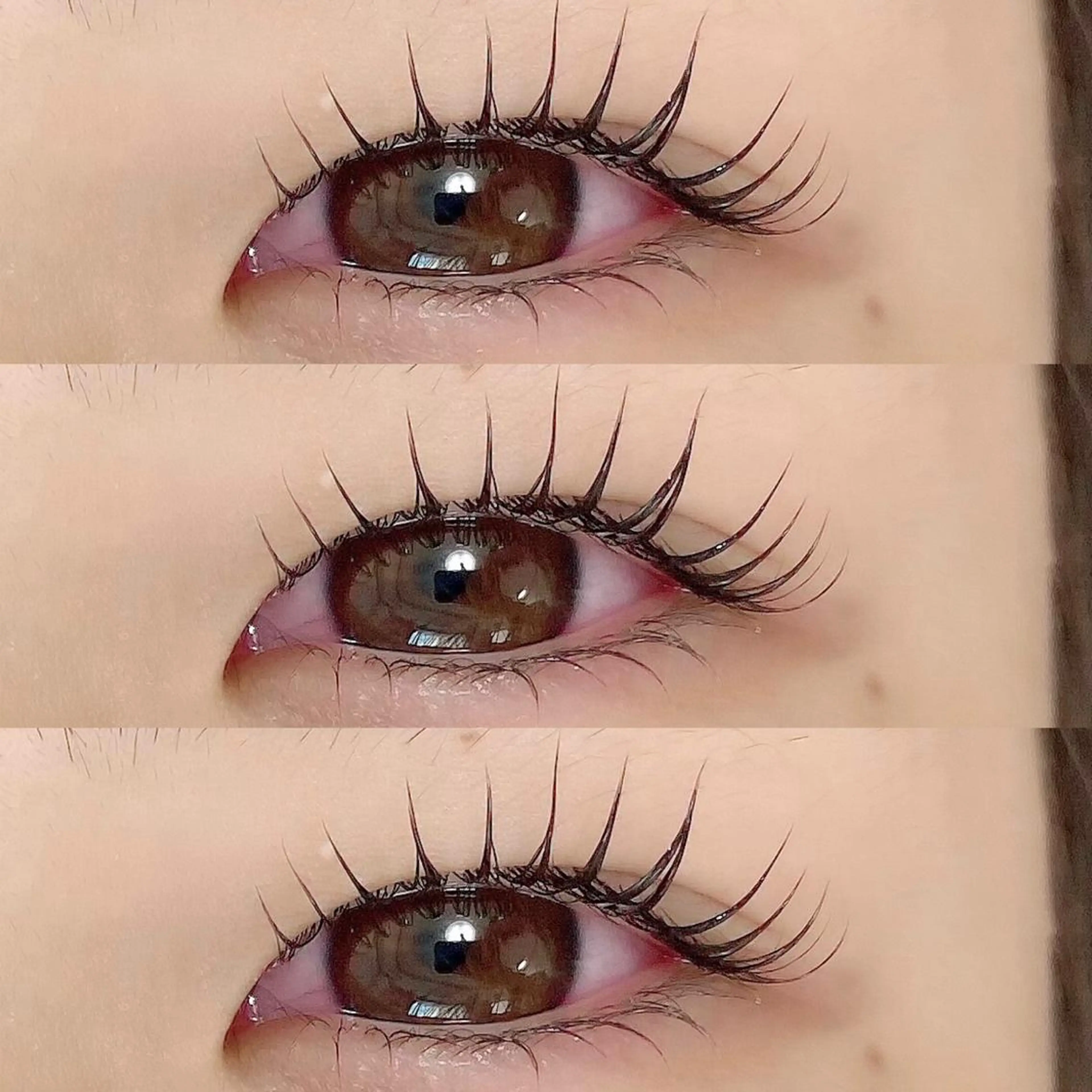 マツエク・マツパ 【那覇/束感まつ毛】 ｷｬﾒﾙのマツエク・マツパデザイン