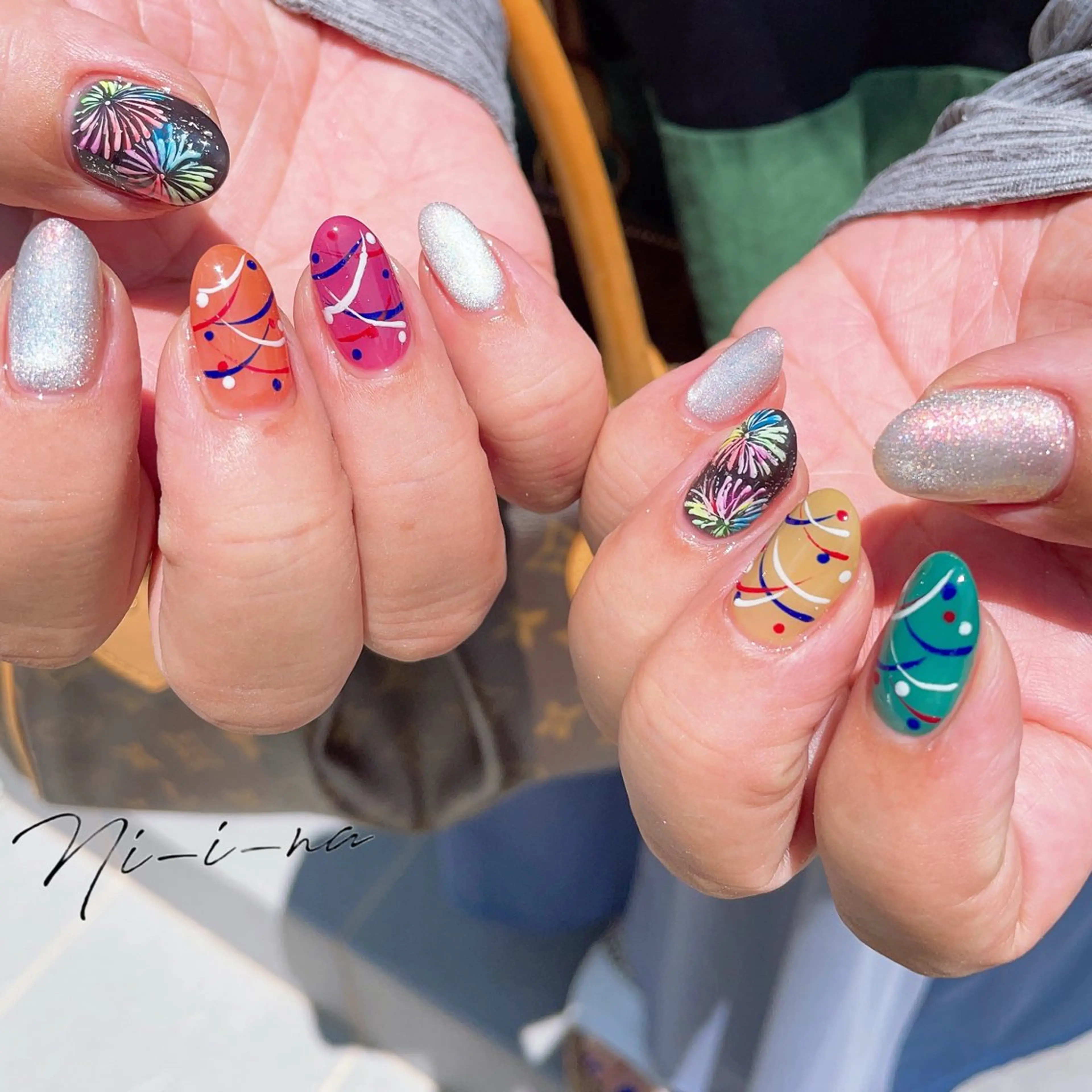 ネイル ヨーヨーネイル ハンドネイル nail salon Ni-i-naのネイルデザイン