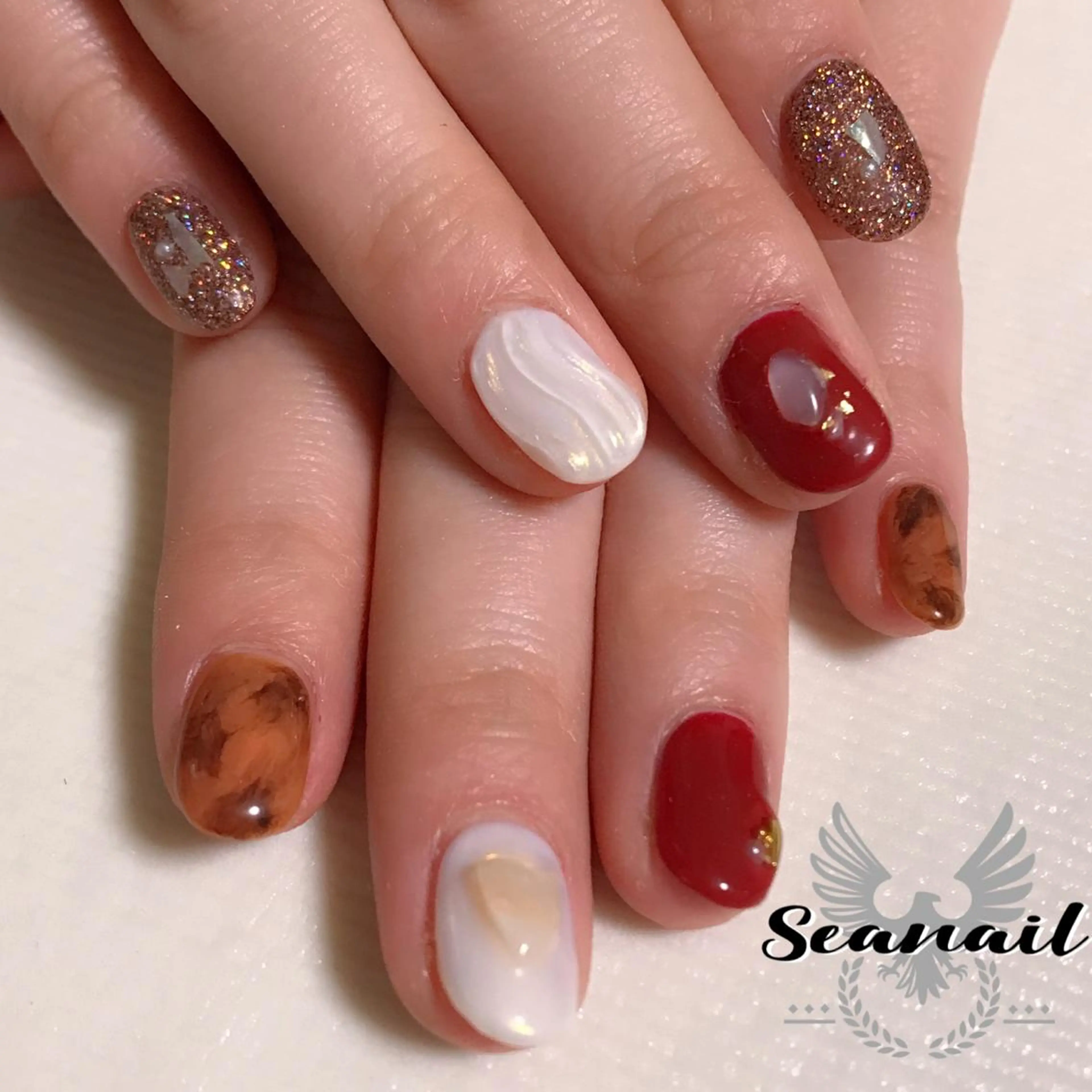 ネイル 小尾 栞のネイルデザイン