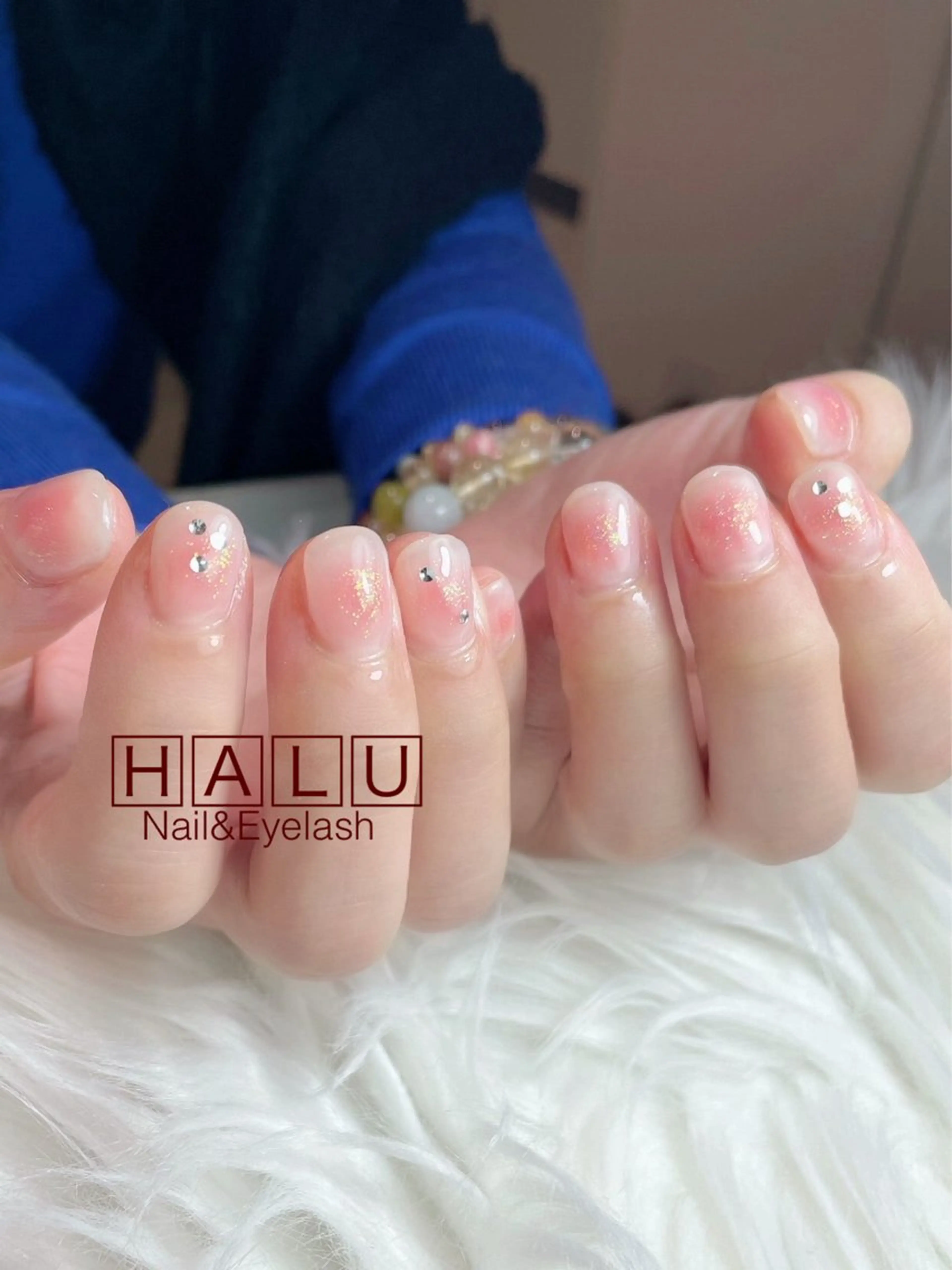 ネイル チークネイル HALU ハルのネイルデザイン