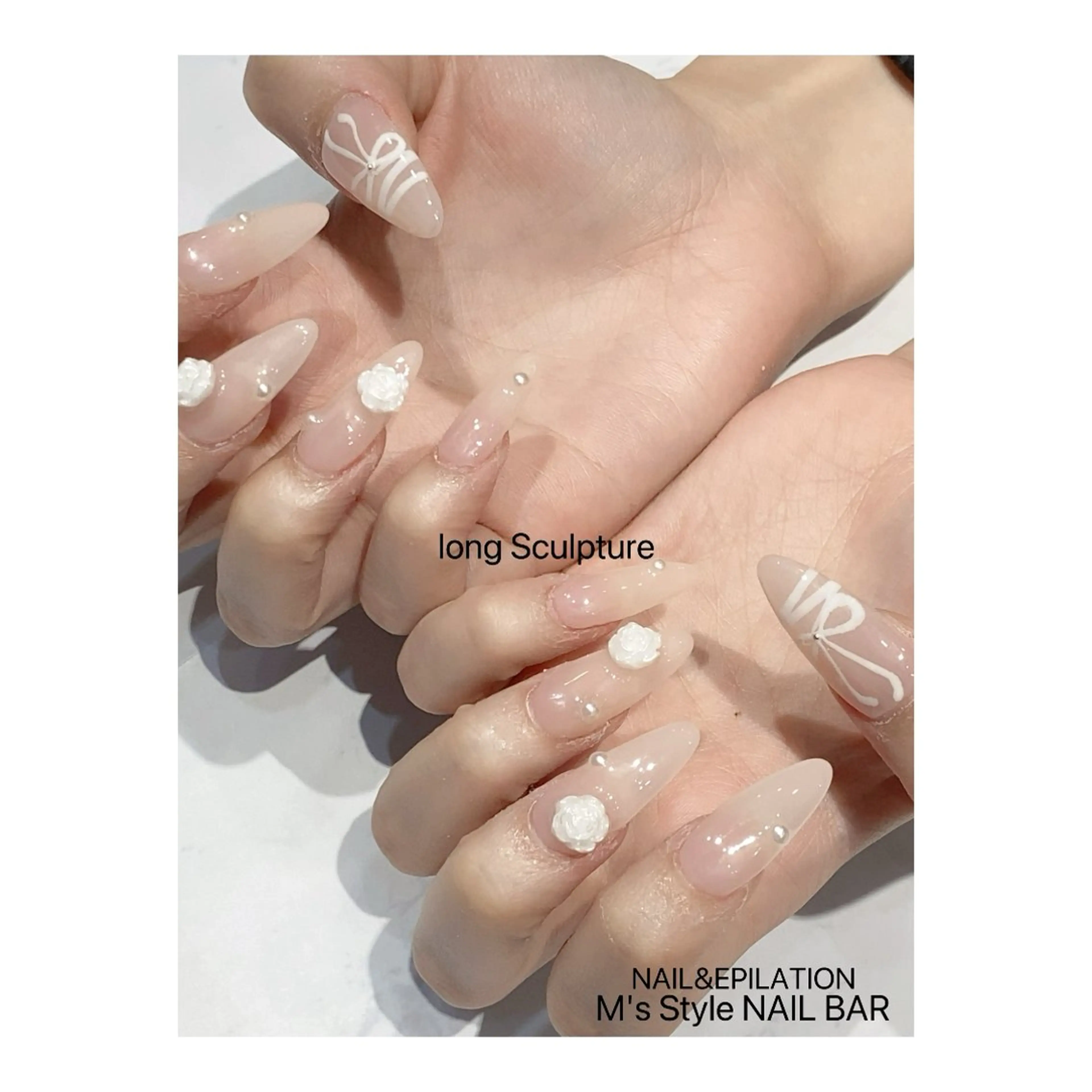 ネイル 成人式 フットネイル フレンチネイル ジェルネイル 韓国ネイル ハンドネイル M's Style NAIL BARのエステ・リラクイメージ