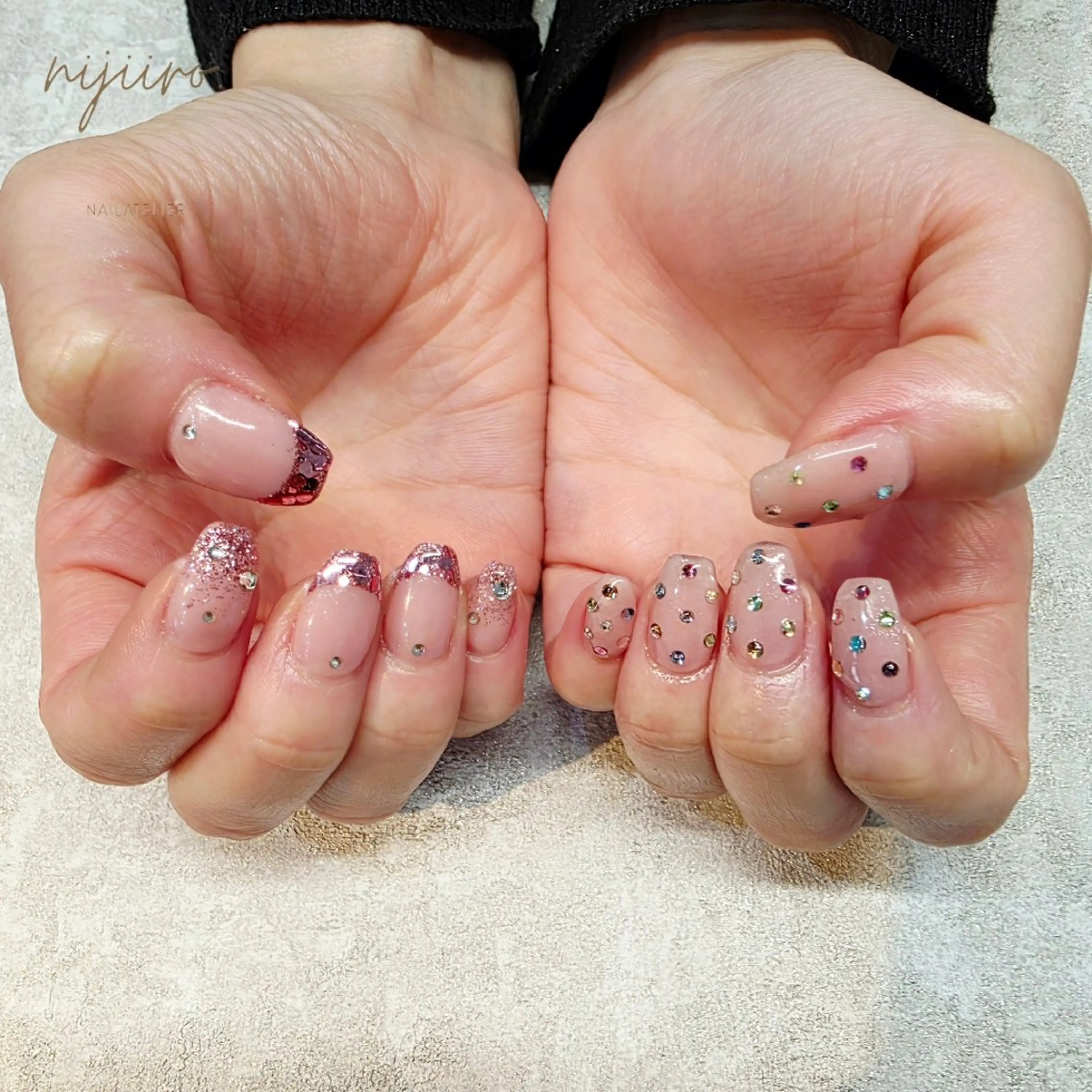 ネイル ハンドネイル nailatelier nijiiro.所属・nijiiro🌈 サトウのネイルデザイン
