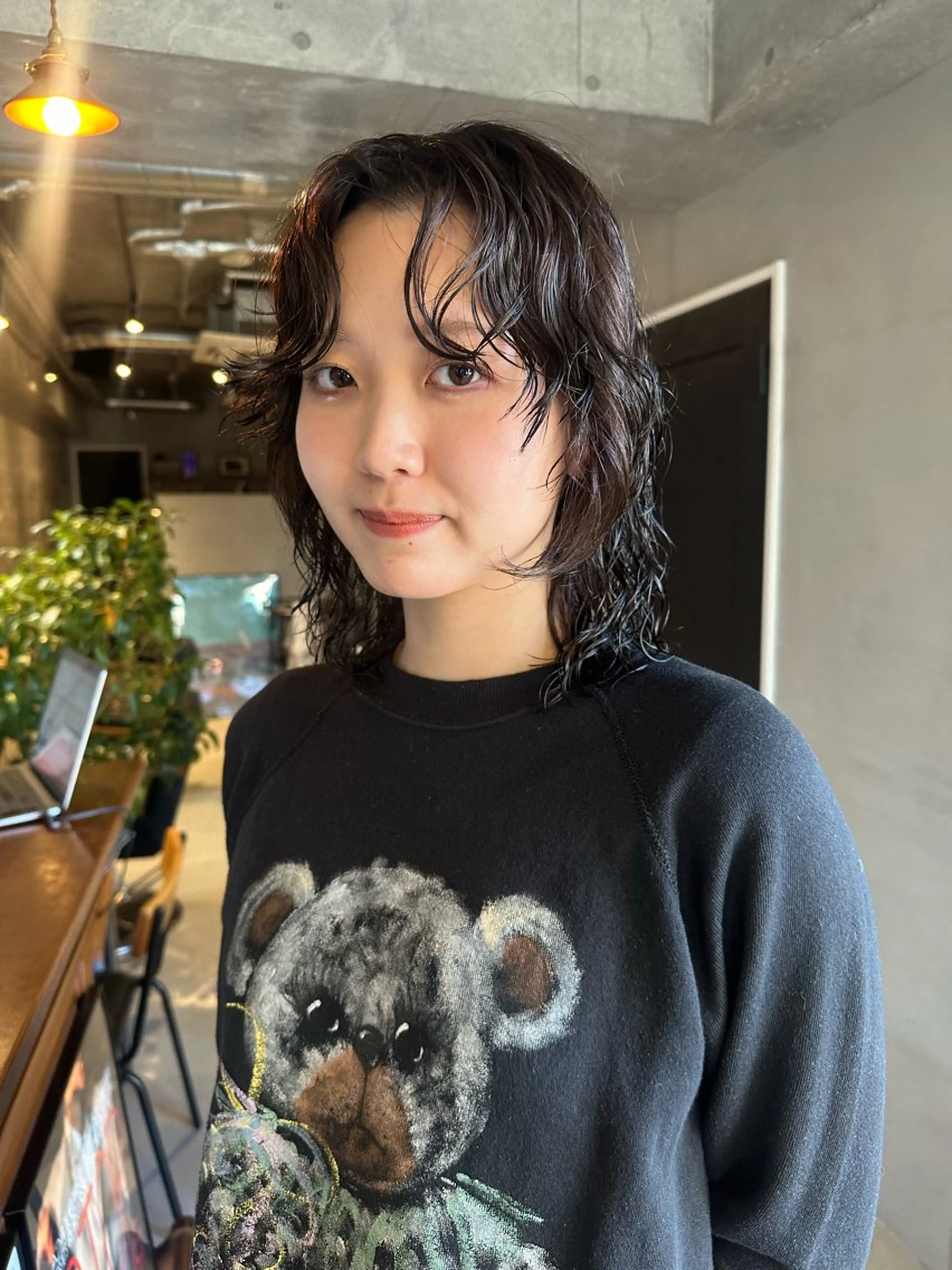 ミディアム カラー パーマ カット ヘアカラー パーマ トリートメント 斎藤祐樹 /レイヤー/パーマのヘアスタイル