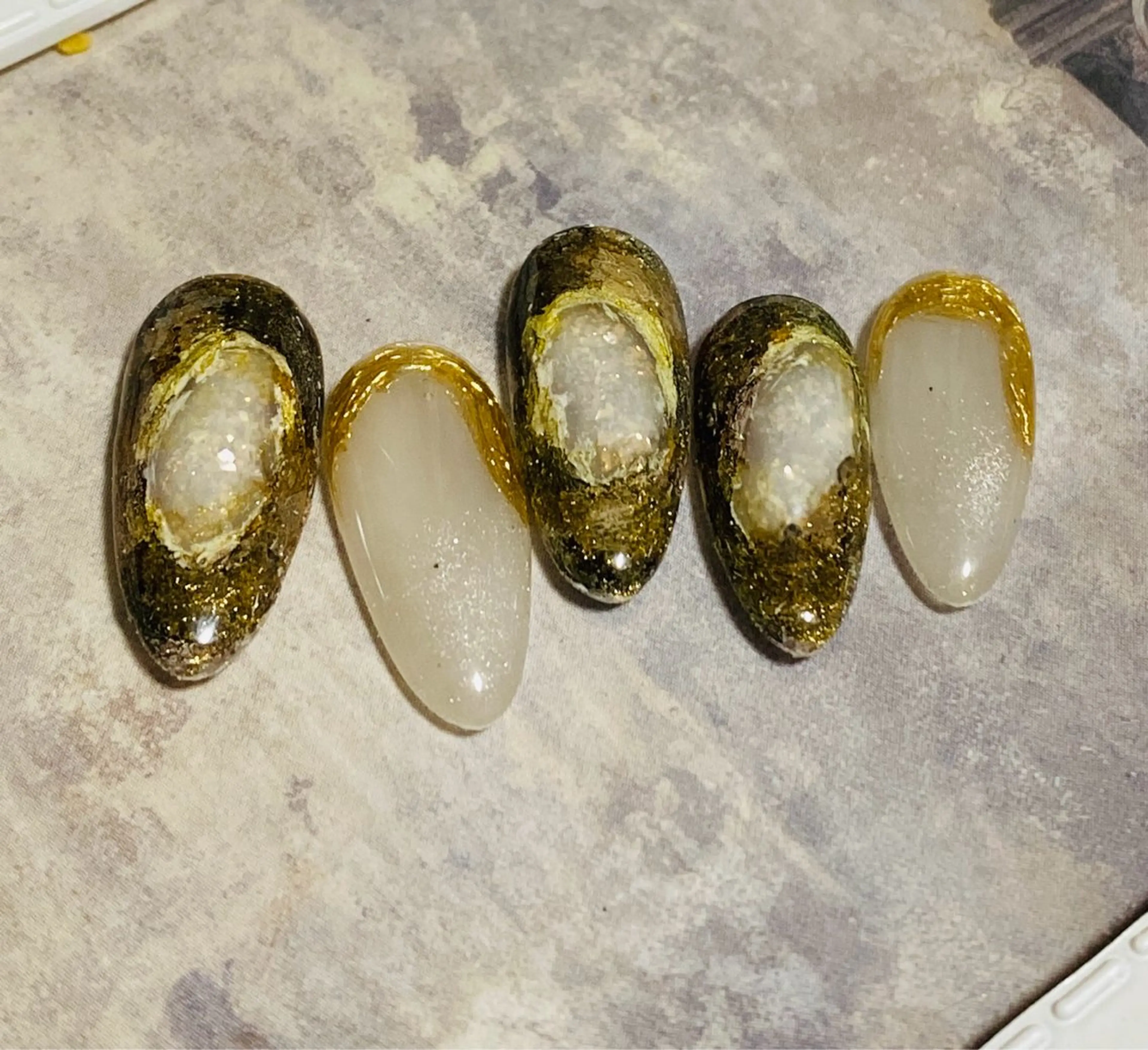 ネイル ハンドネイル 自宅ネイルサロン ♦️nuance♦️のネイルデザイン