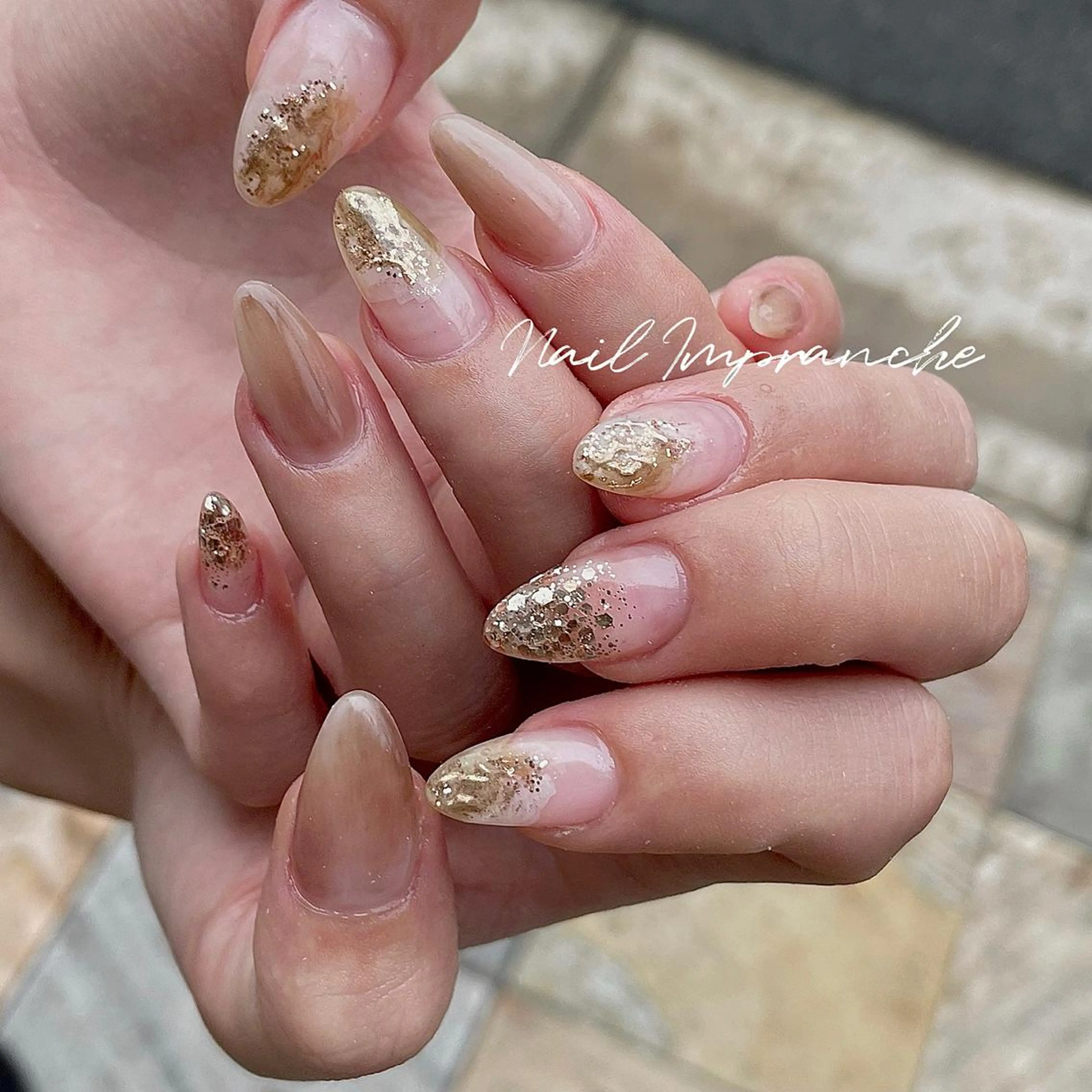 カラー ヘアアレンジ ネイル マツエク・マツパ ハンドネイル 松井 亜由美のネイルデザイン