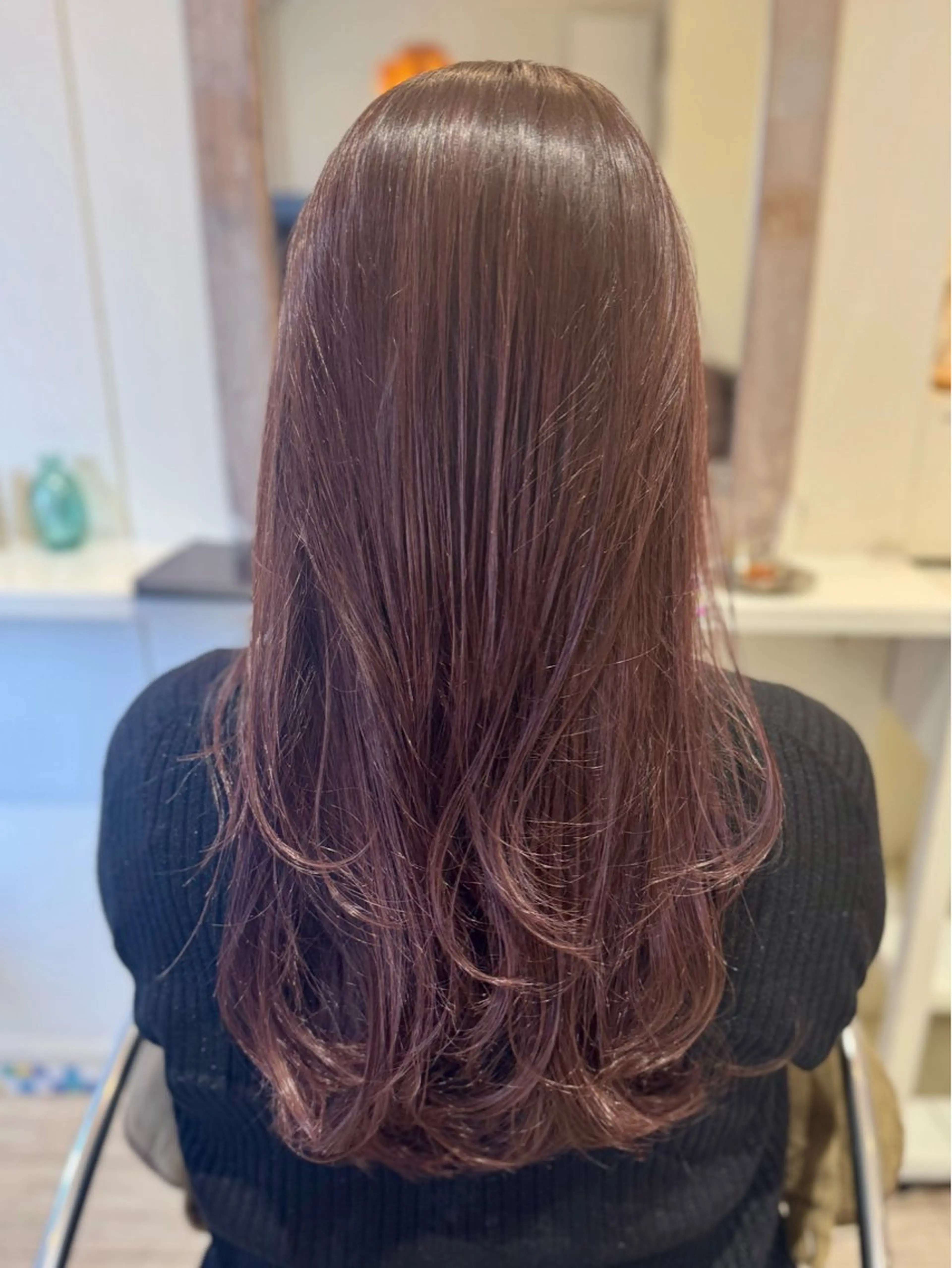 セミロング ヘアカラー トリートメント NICCOLO室見 Erinaのヘアスタイル