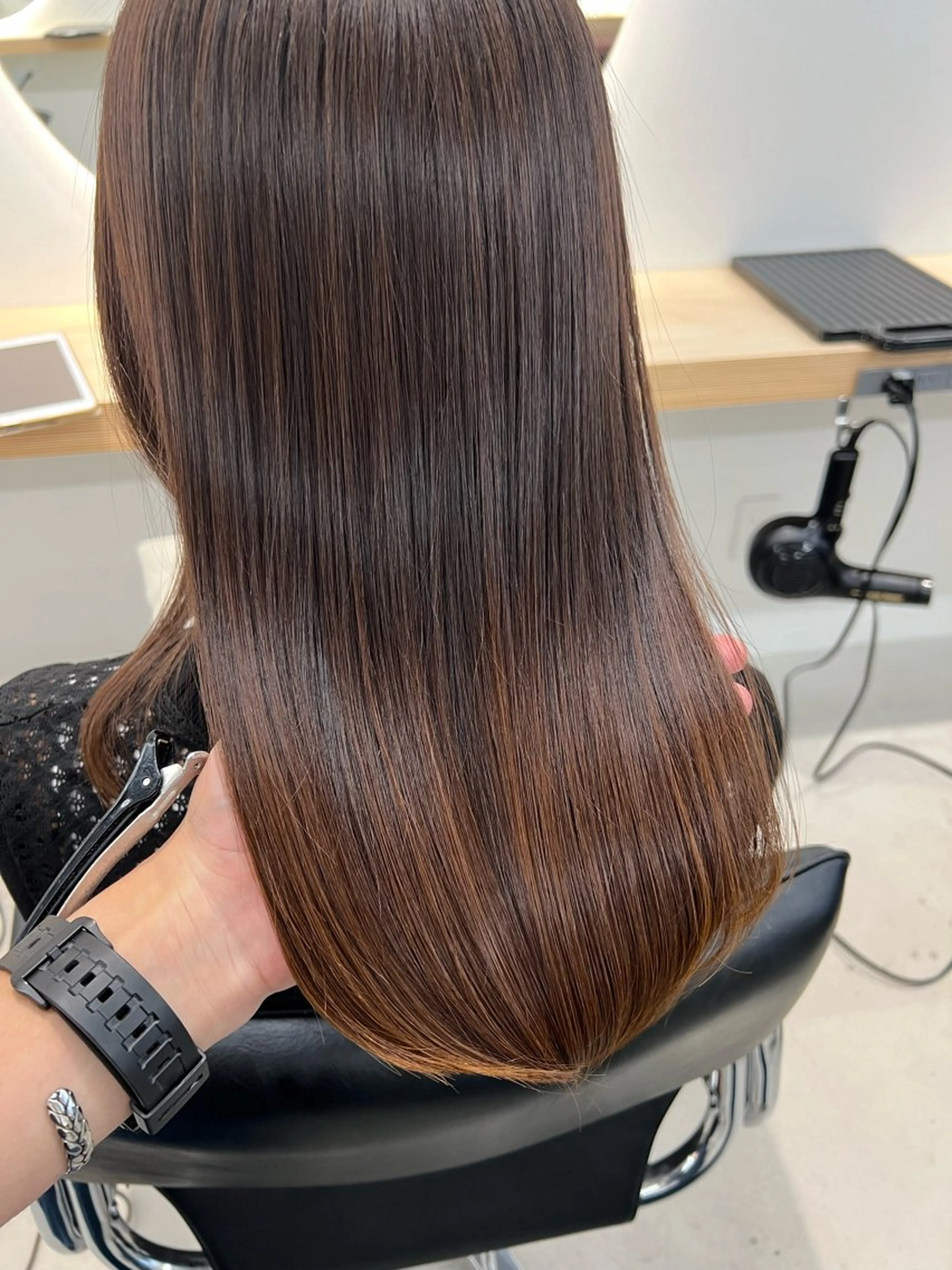 ミディアム カット 縮毛矯正 トリートメント 主婦の味方:パパ スタイリスト加藤大貴のヘアスタイル