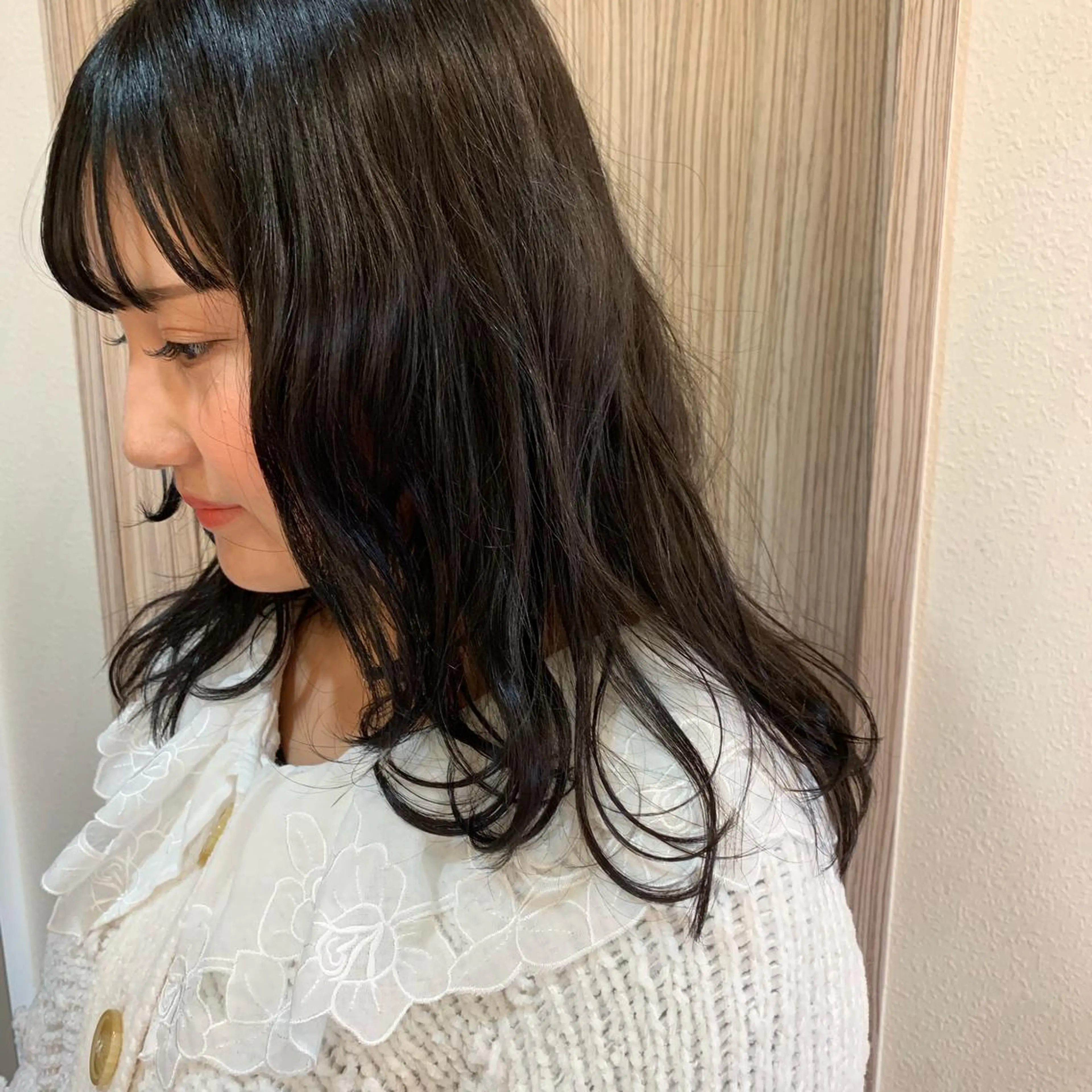 セミロング カット ヘアカラー トリートメント ヘアセット DiMPlE  ディンプル所属・🌸スタイリスト 山浦美恵のヘアスタイル