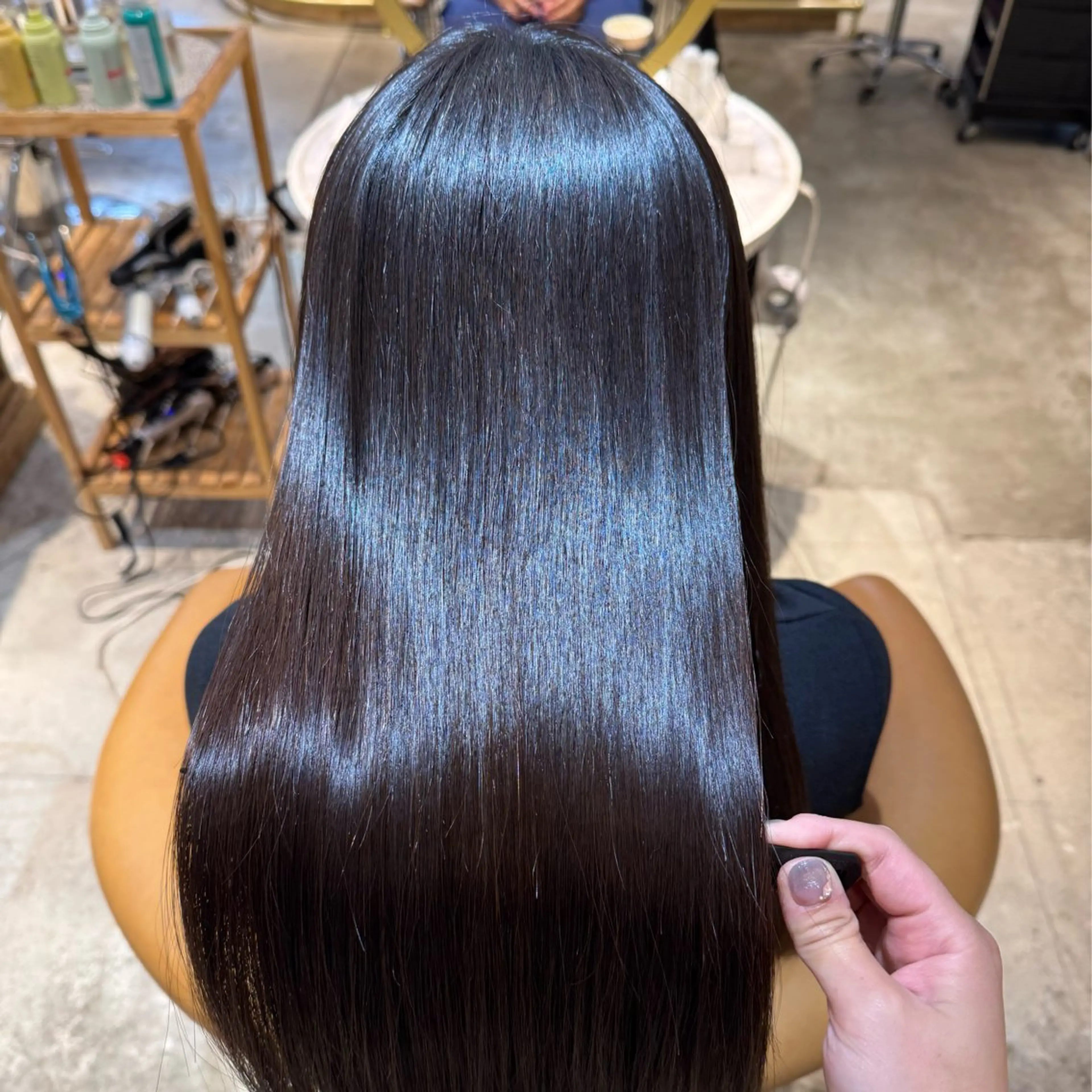 ロング 髪質改善 縮毛矯正 カット ヘアカラー 縮毛矯正 トリートメント ヘアセット 髪質改善/ボブ /韓国/erikoのヘアスタイル