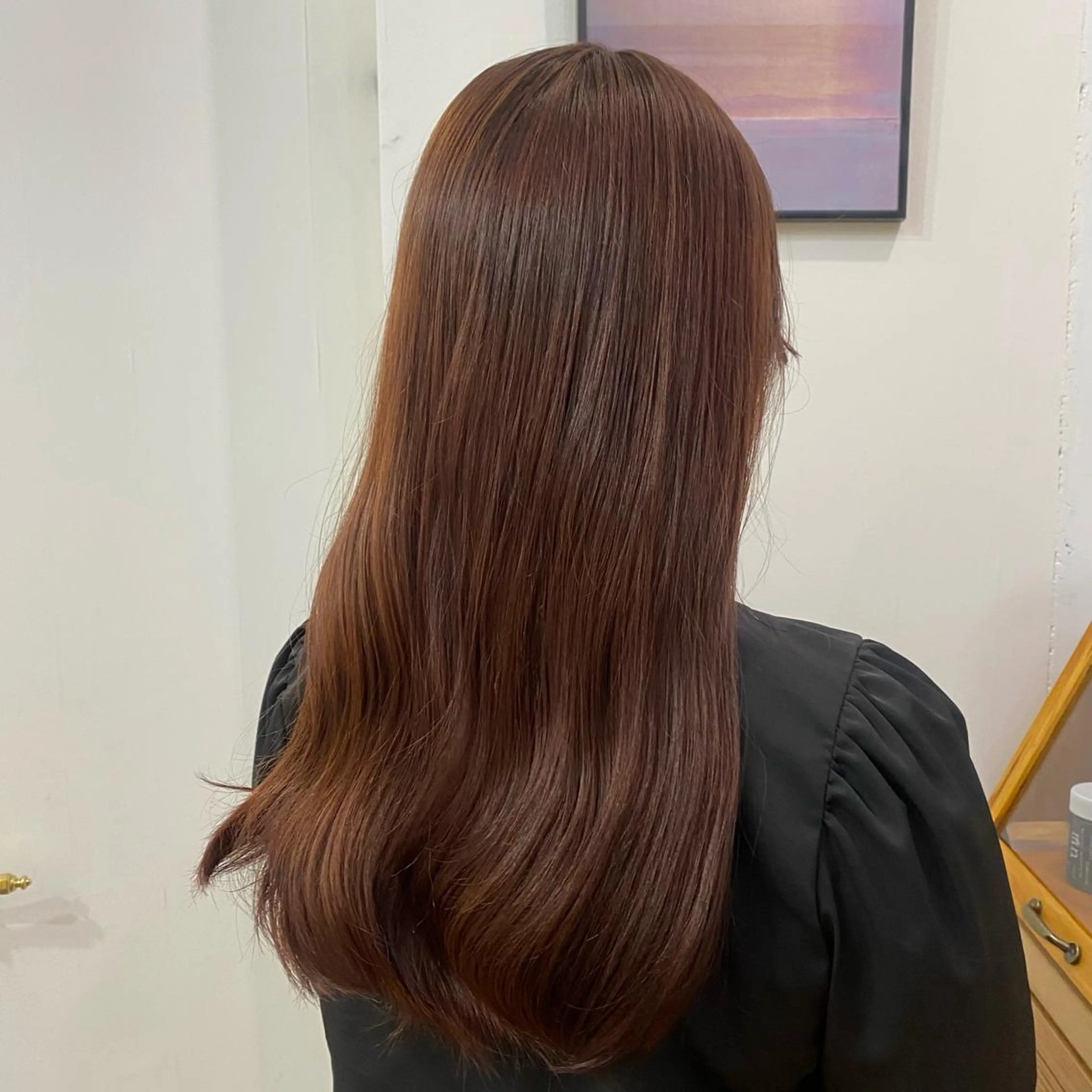 セミロング カラー 🪭risa 暖色/レイヤー🪭のヘアスタイル