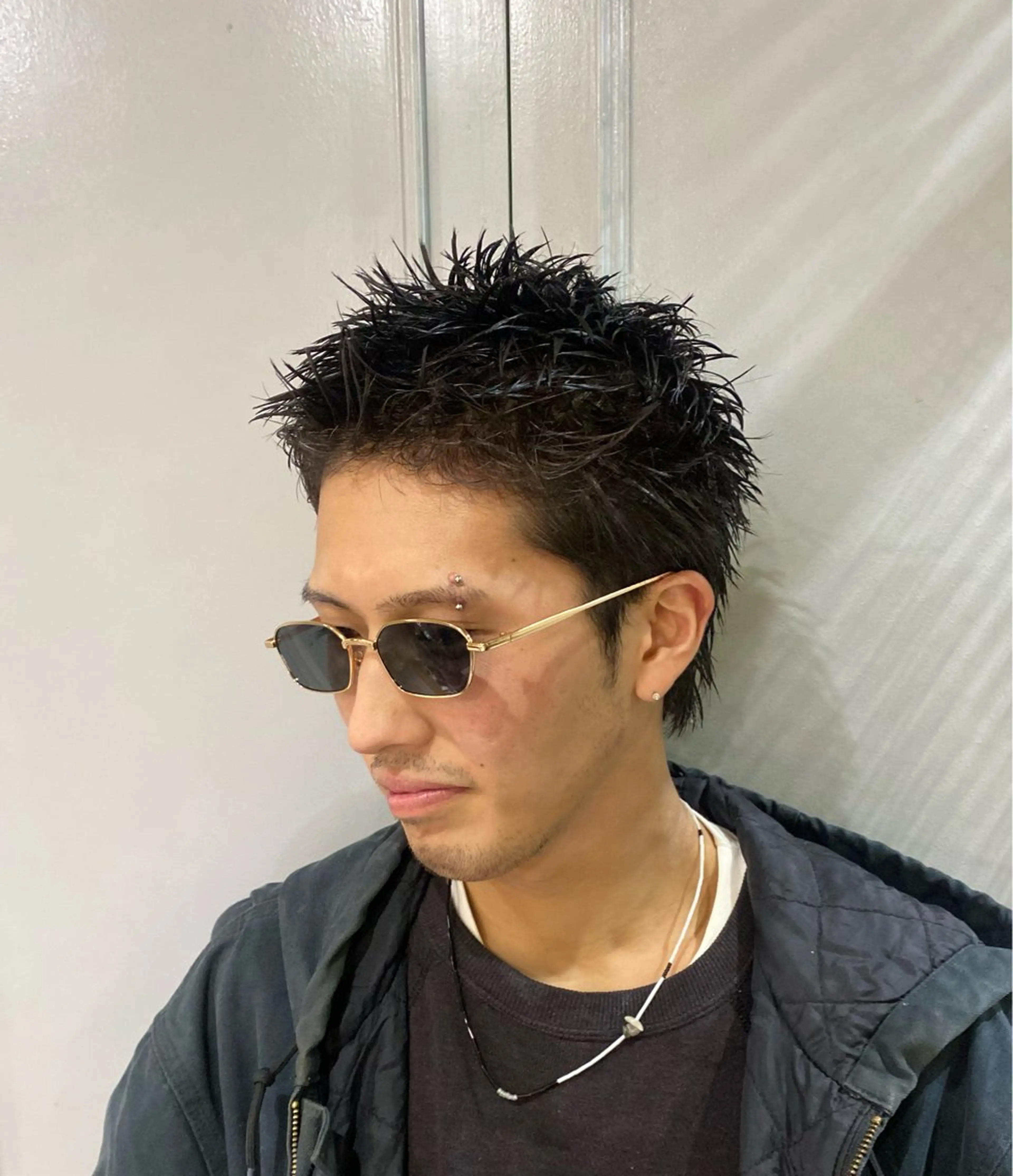 ショート メンズ スパイキーショート ショートヘア カット トリートメント メンズカット/パーマ 艶カラーTAIGA︎のヘアスタイル